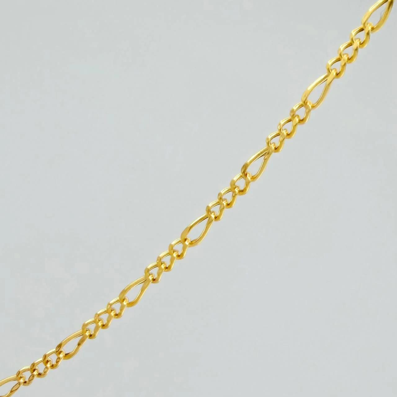 Cadena Figaro 1.35gr / 44.5cm / 1.35mm Oro Amarillo +1 18K % - Image 4