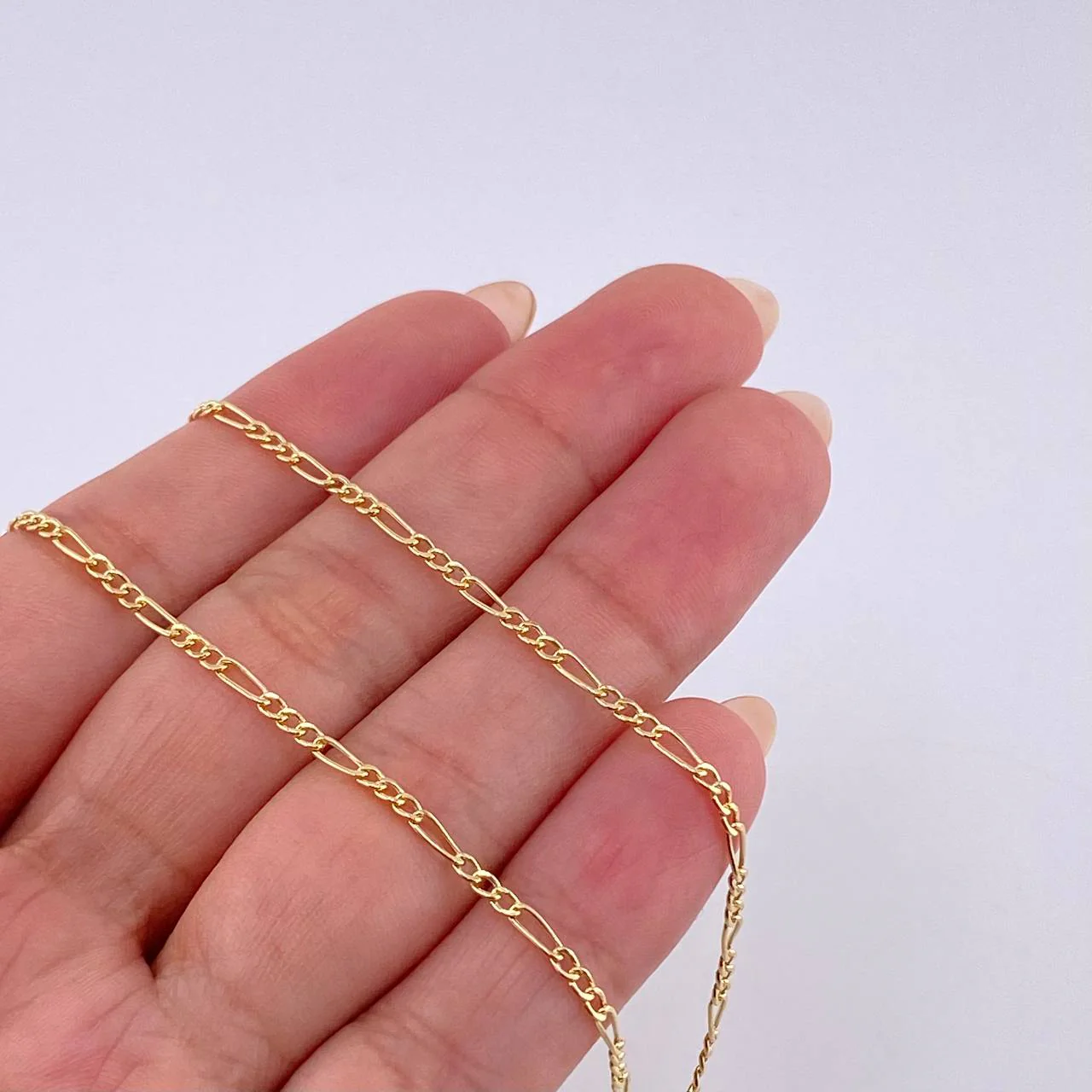 Cadena Figaro 1.45 g / 45 cm / 1.9 mm Oro Amarillo 18K - Image 5