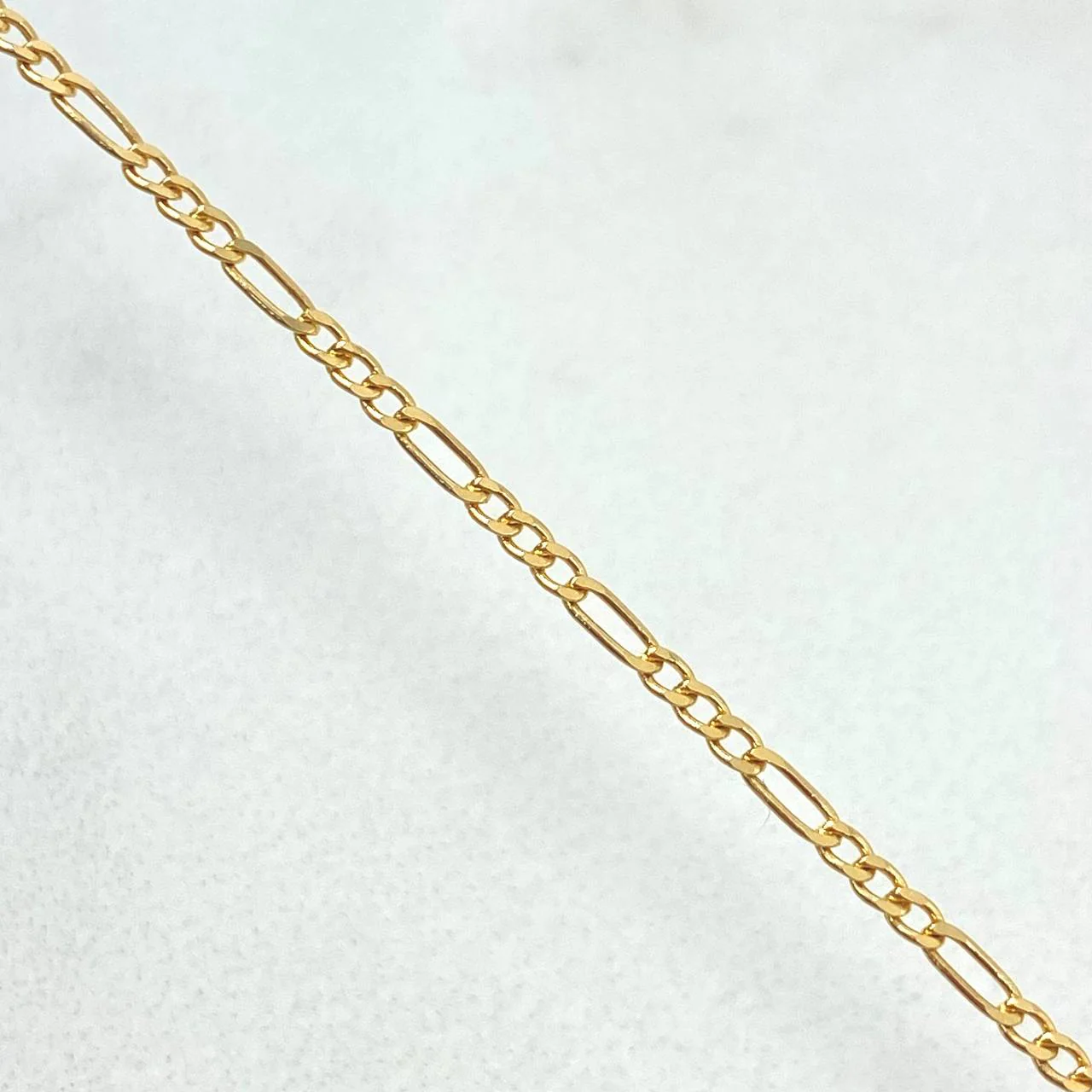 Cadena Figaro 1.45gr / 45cm / 1.9mm Oro Amarillo +1 18K © - Image 3