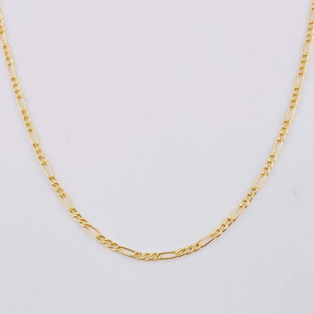 Cadena Figaro 1.6 g / 49.5 cm / 1.9 mm Oro Amarillo 18K