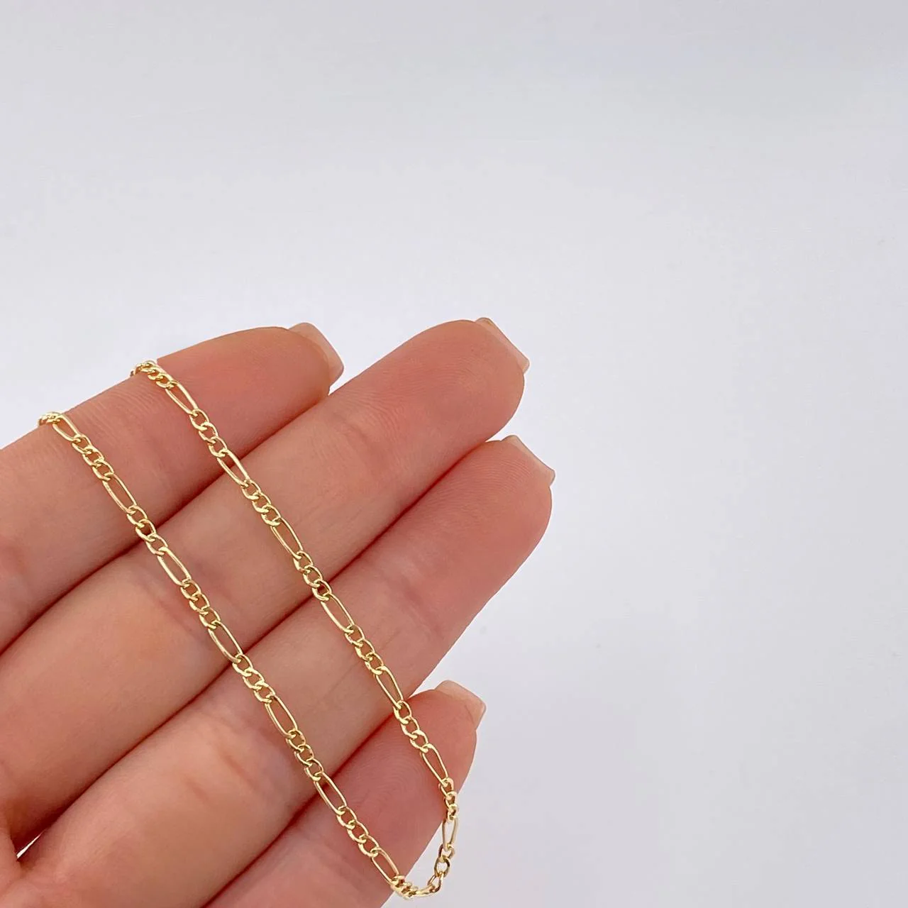 Cadena Figaro 1.95 g / 45 cm / 1.9 mm Oro Amarillo 18K - Image 4