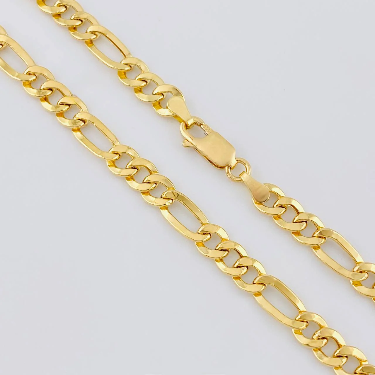 Cadena Figaro 10.35 g / 61.7 cm / 5.3 mm Oro Amarillo 18K - Image 6