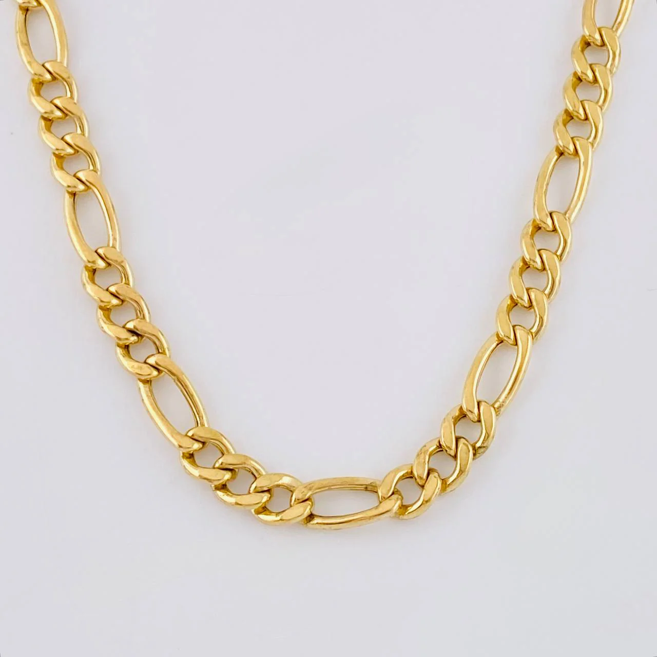 Cadena Figaro 14.35 g / 63.2 cm / 4.6 mm Oro Amarillo 18K