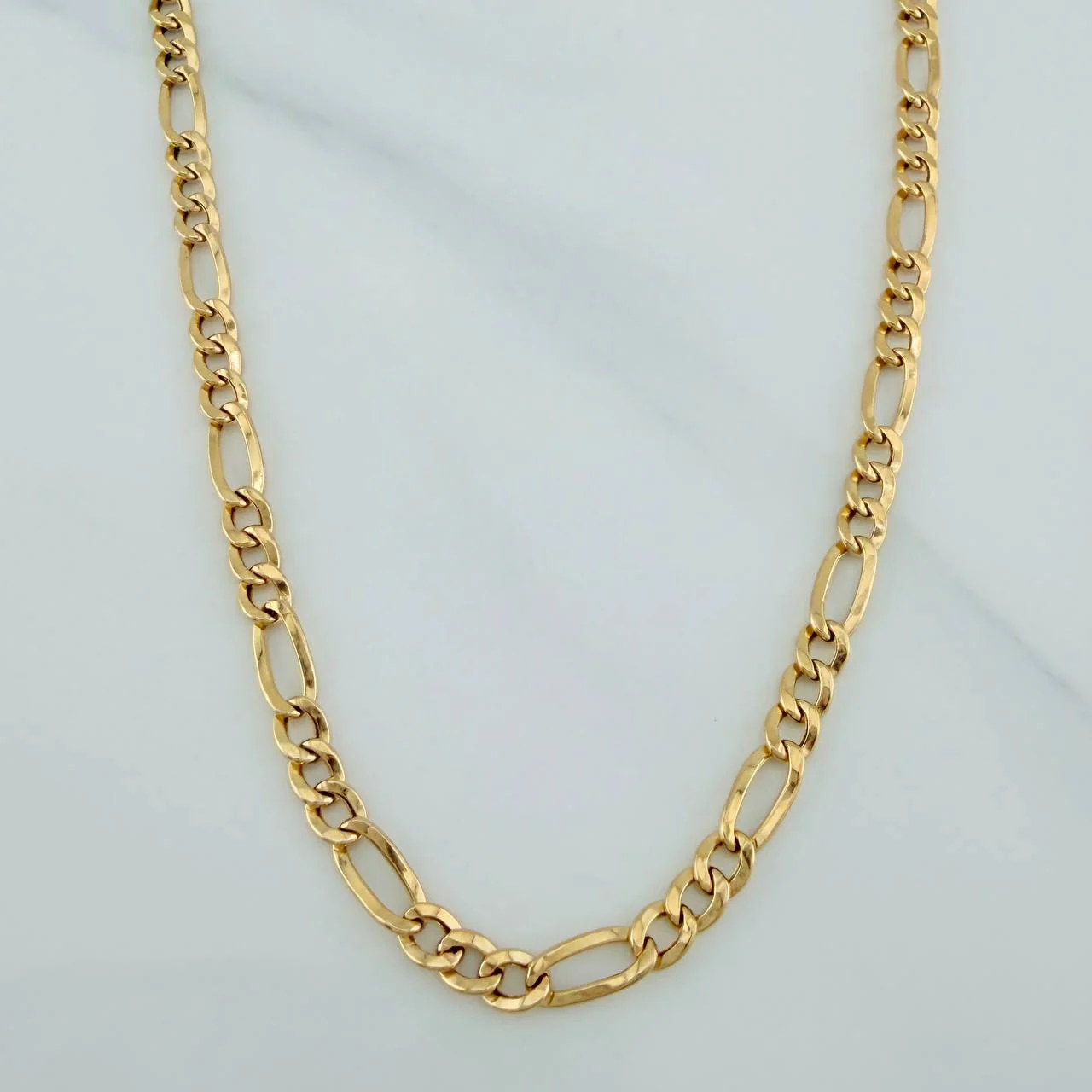 Cadena Figaro 17.4 g / 60.8 cm / 5.55 mm Oro Amarillo 18K