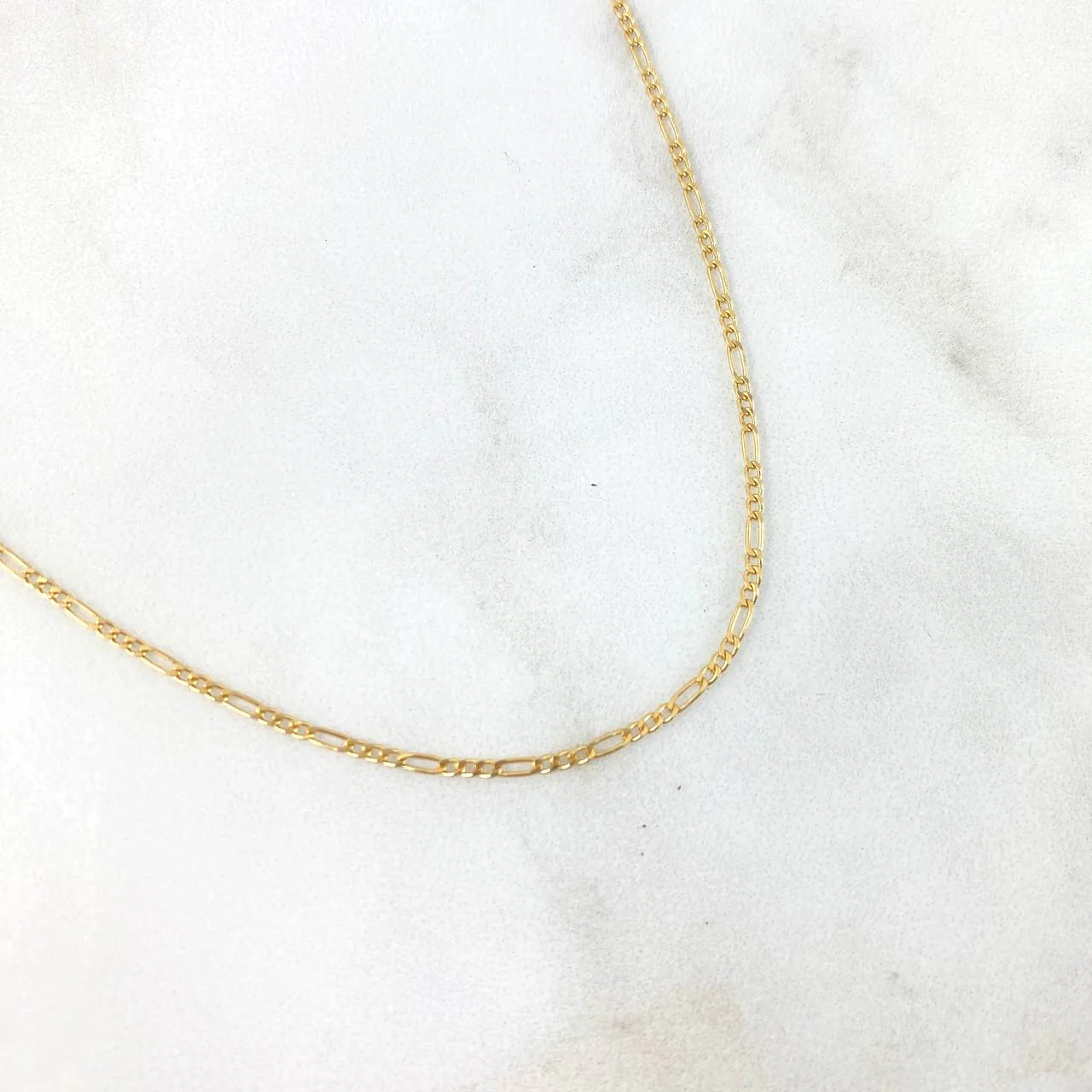 Cadena Figaro 2.1 g / 49.9 cm / 1.9 mm Oro Amarillo 18K