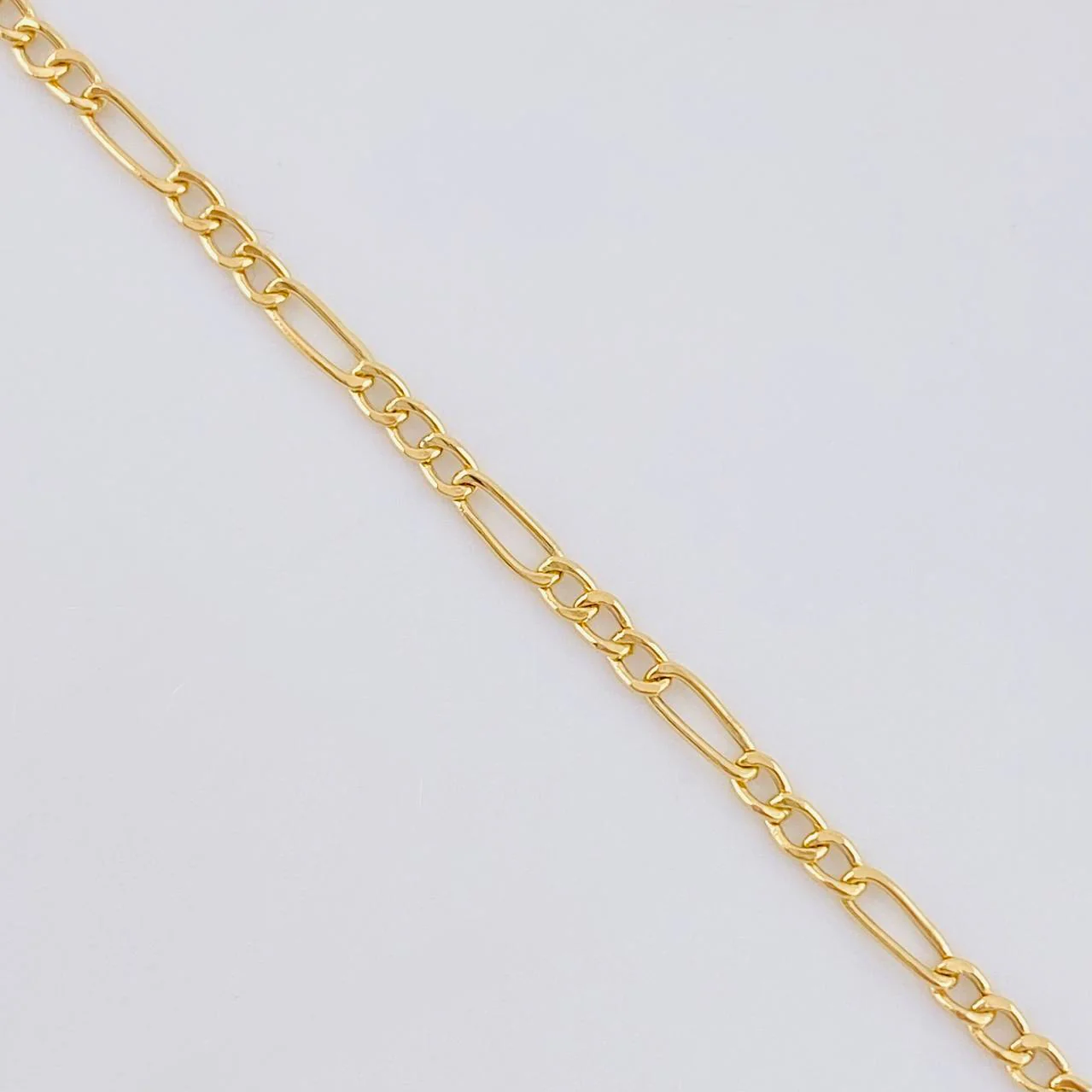 Cadena Figaro 2.1 g / 50.2 cm / 1.9 mm Oro Amarillo 18K - Image 3