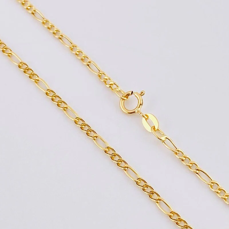 Cadena Figaro 2.15 g / 46 cm / 2.6 mm Oro Amarillo 18K - Image 6