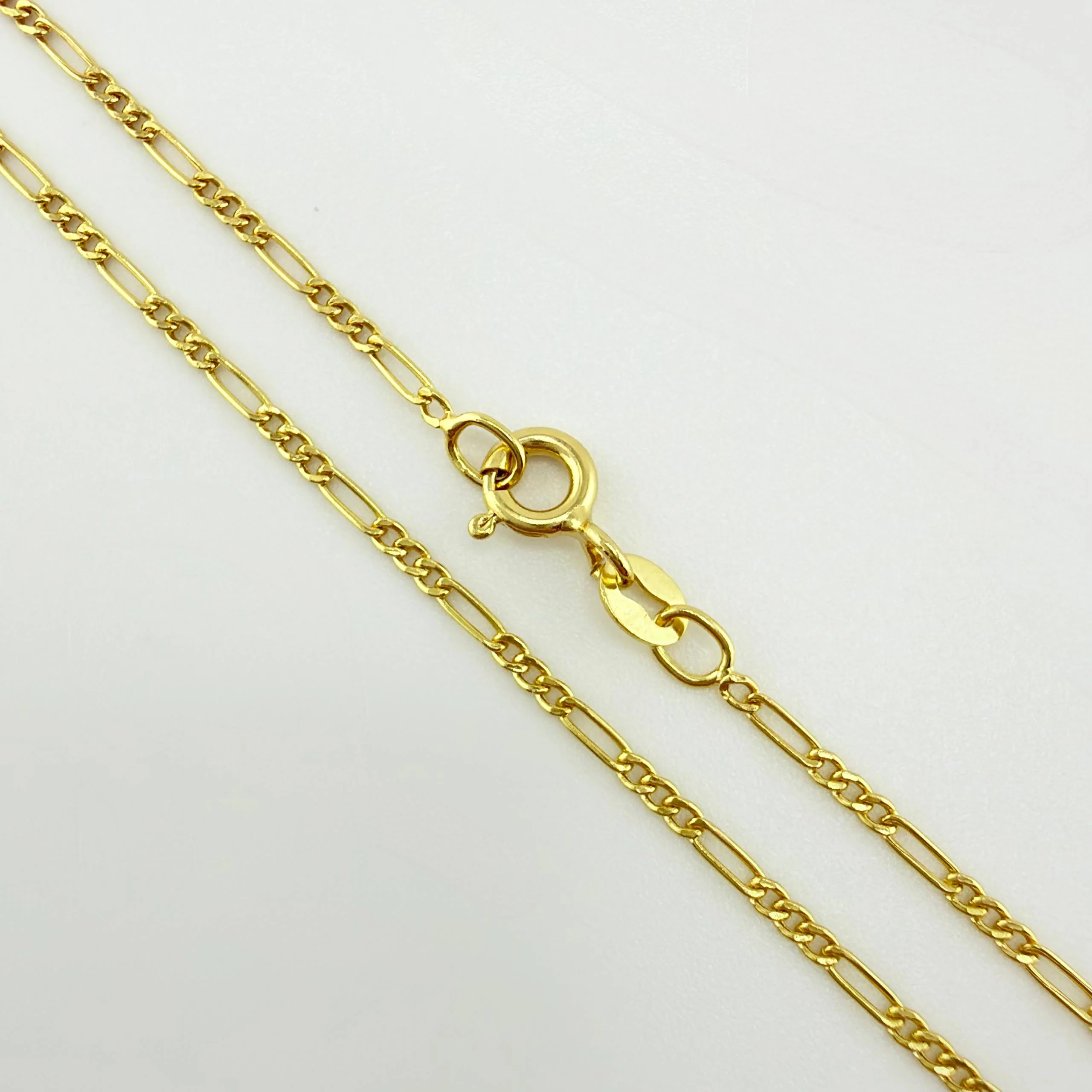 Cadena Figaro 2.5gr / 45cm / 2.3mm Oro Amarillo +1 18K - Image 2
