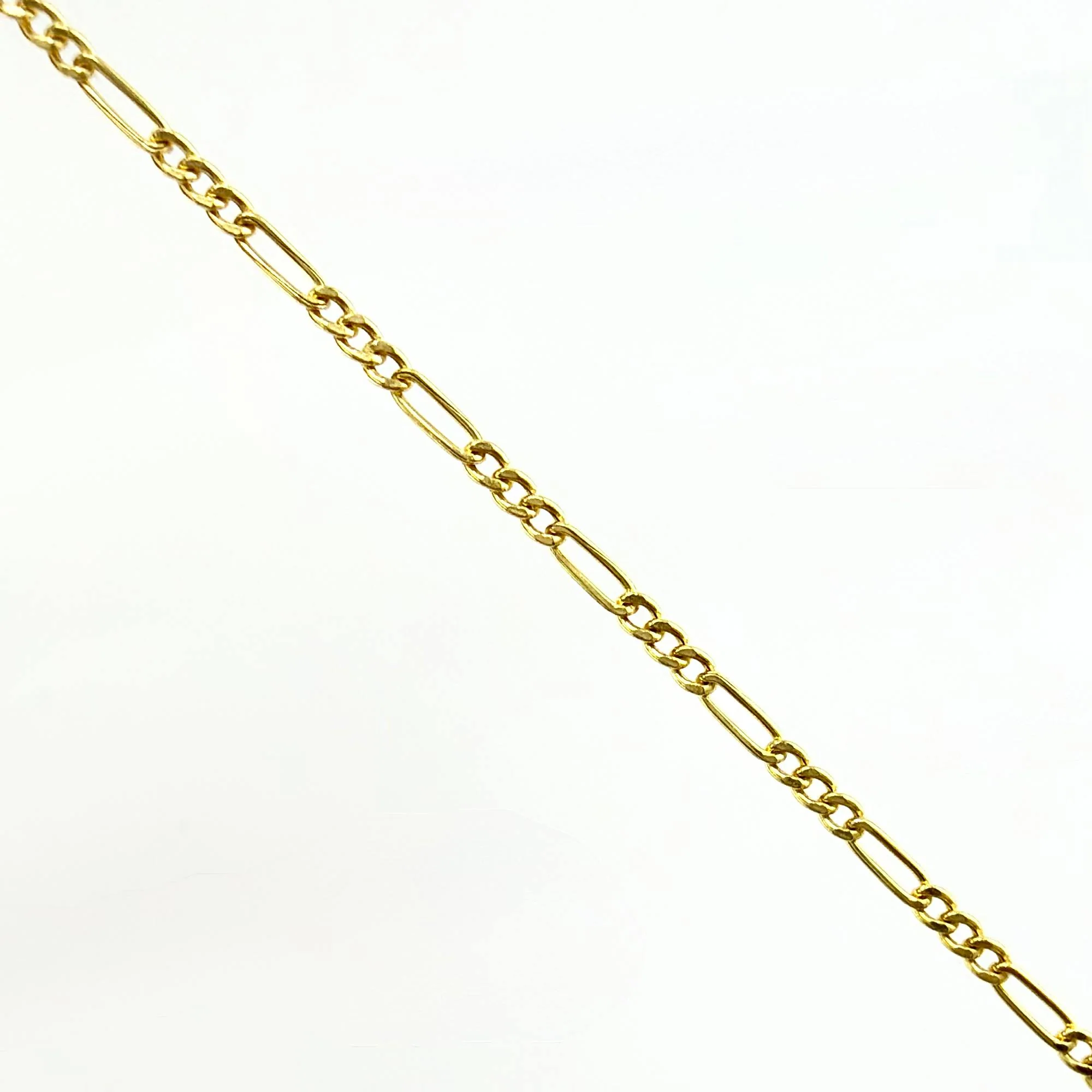 Cadena Figaro 2.5gr / 45cm / 2.3mm Oro Amarillo +1 18K - Image 3