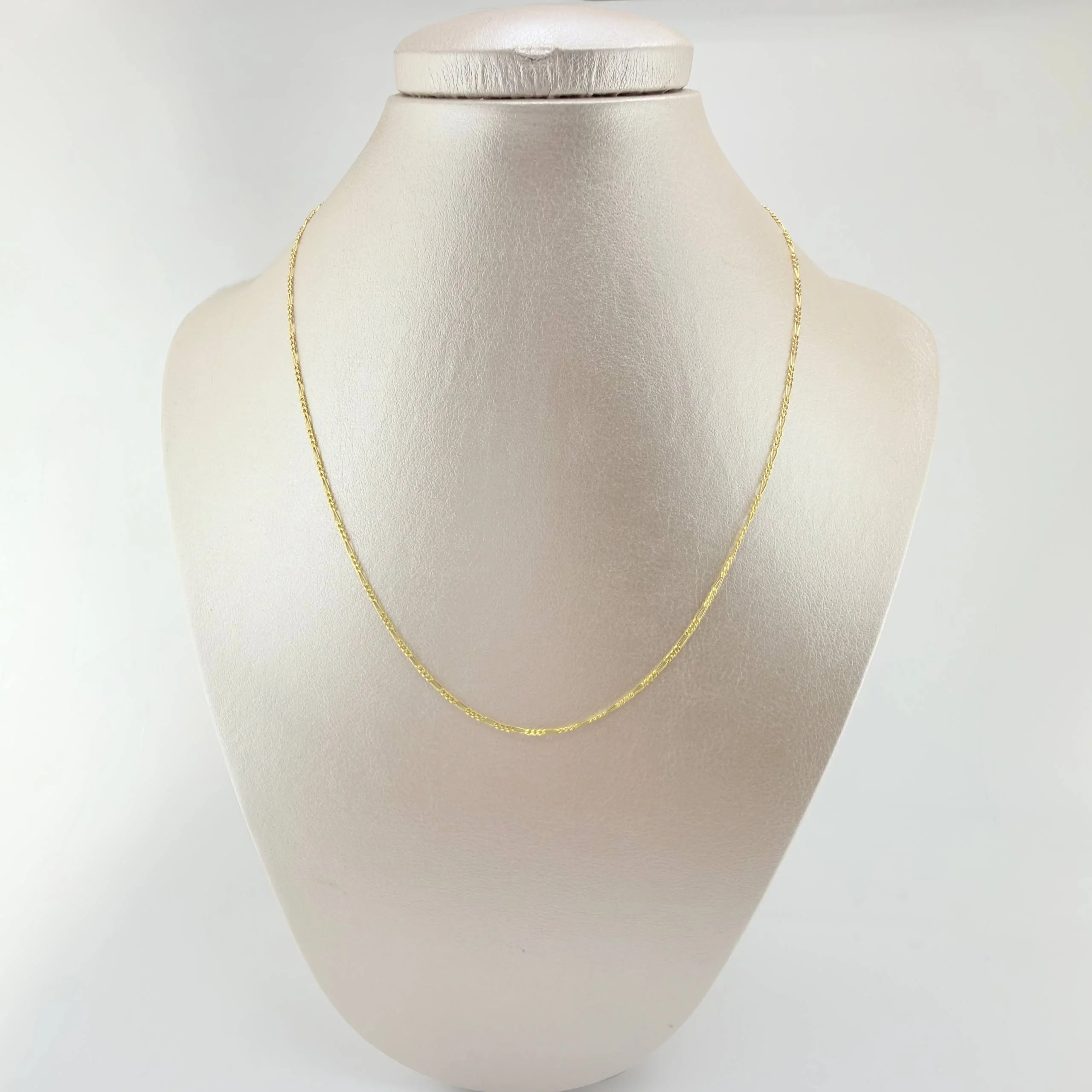 Cadena Figaro 2.5gr / 45cm / 2.3mm Oro Amarillo +1 18K - Image 4