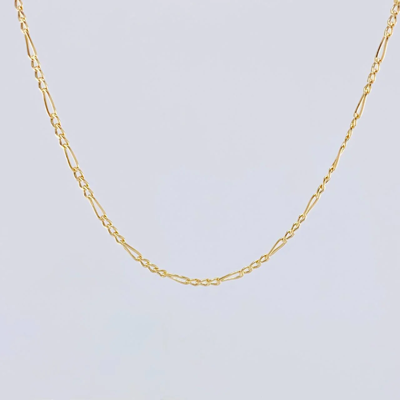Cadena Figaro 2 g / 45 cm / 1.9 mm Oro Amarillo 18K - Image 2