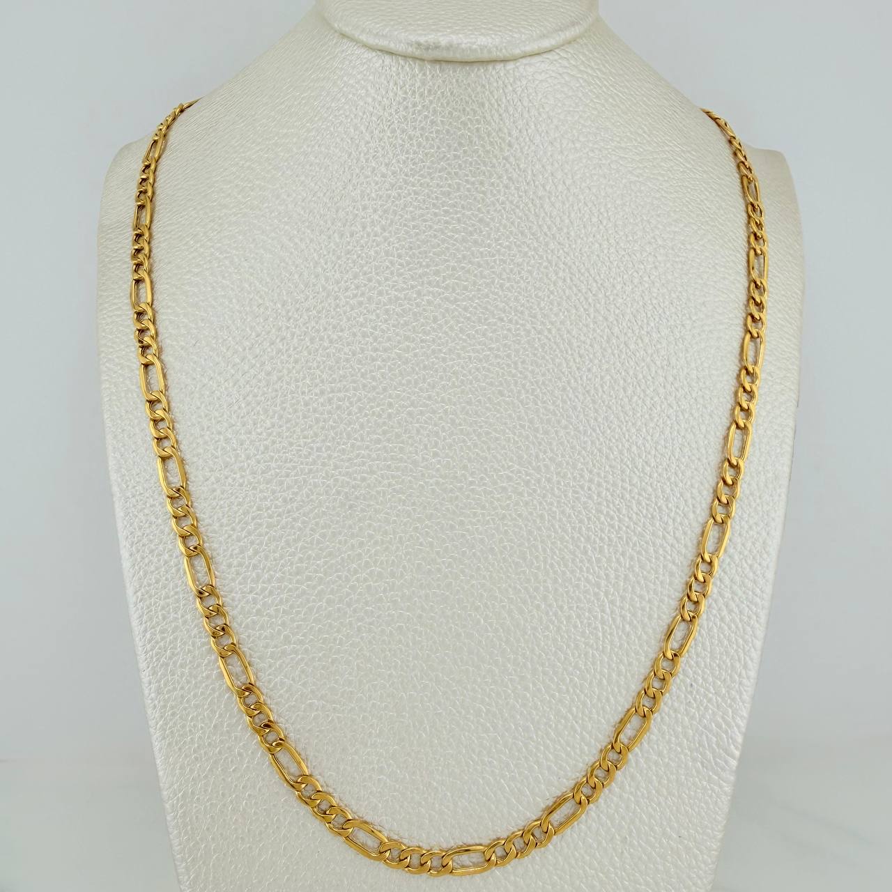 Cadena Figaro 8gr / 60.2cm / 4.3mm Oro Amarillo 18K - Image 6
