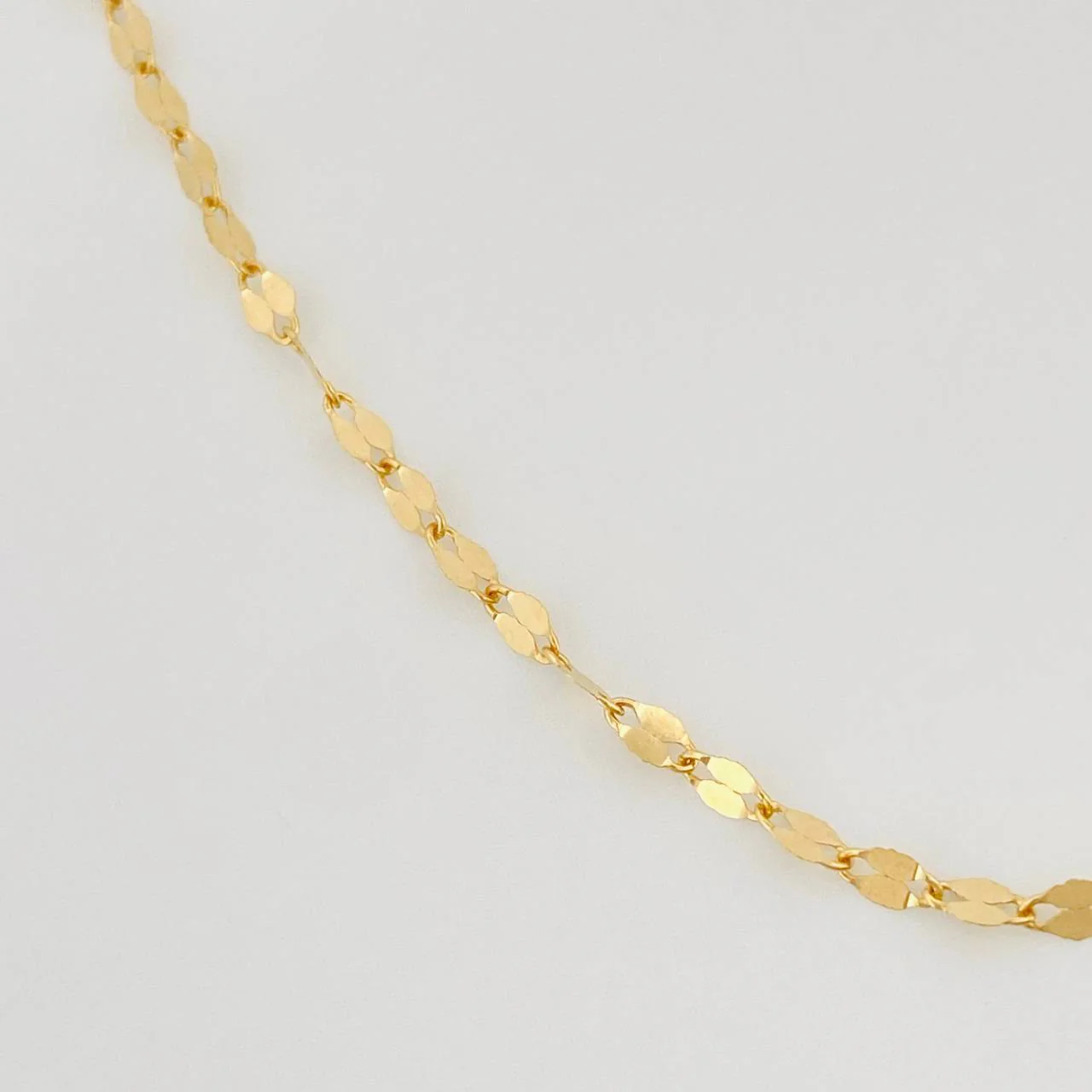 Cadena Flor Espejo 1.05 g / 45 cm / 1.4 mm Oro Amarillo 18K - Image 3