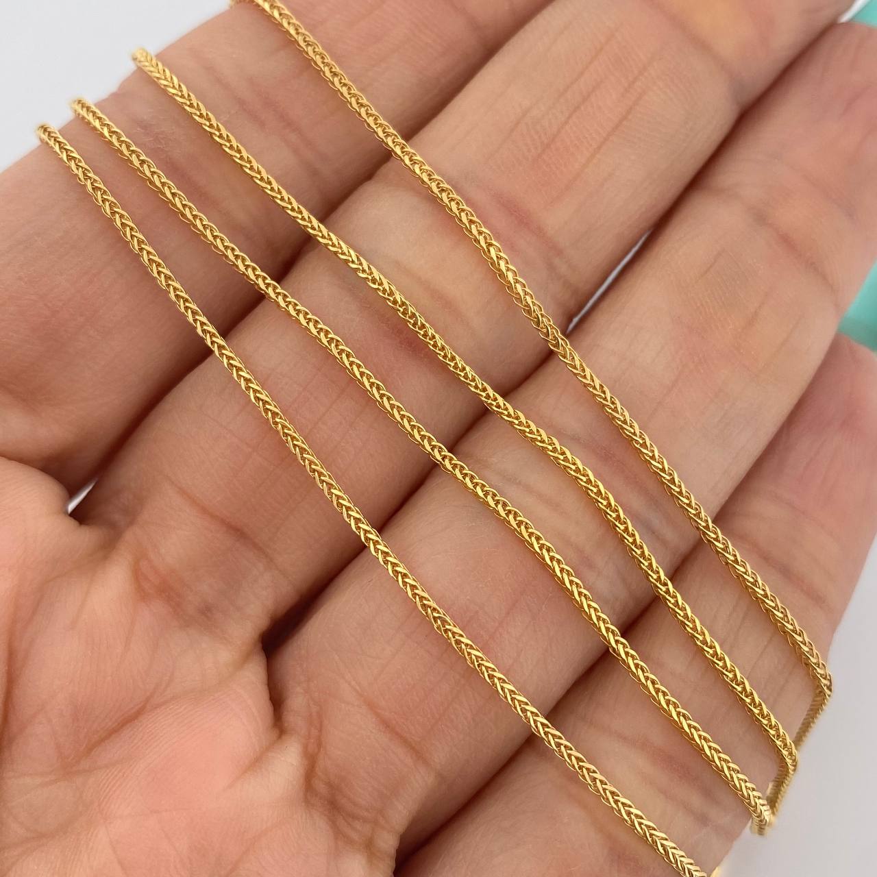 Cadena Franco 1.65gr / 50cm / 0.87mm Oro Amarillo +3 18K % - Image 3
