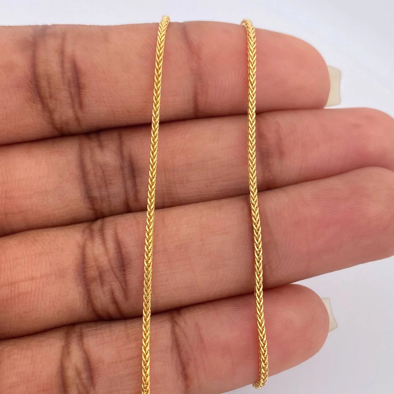 Cadena Franco 1.7gr / 50cm / 0.92mm Oro Amarillo +3 18K $ - Image 3