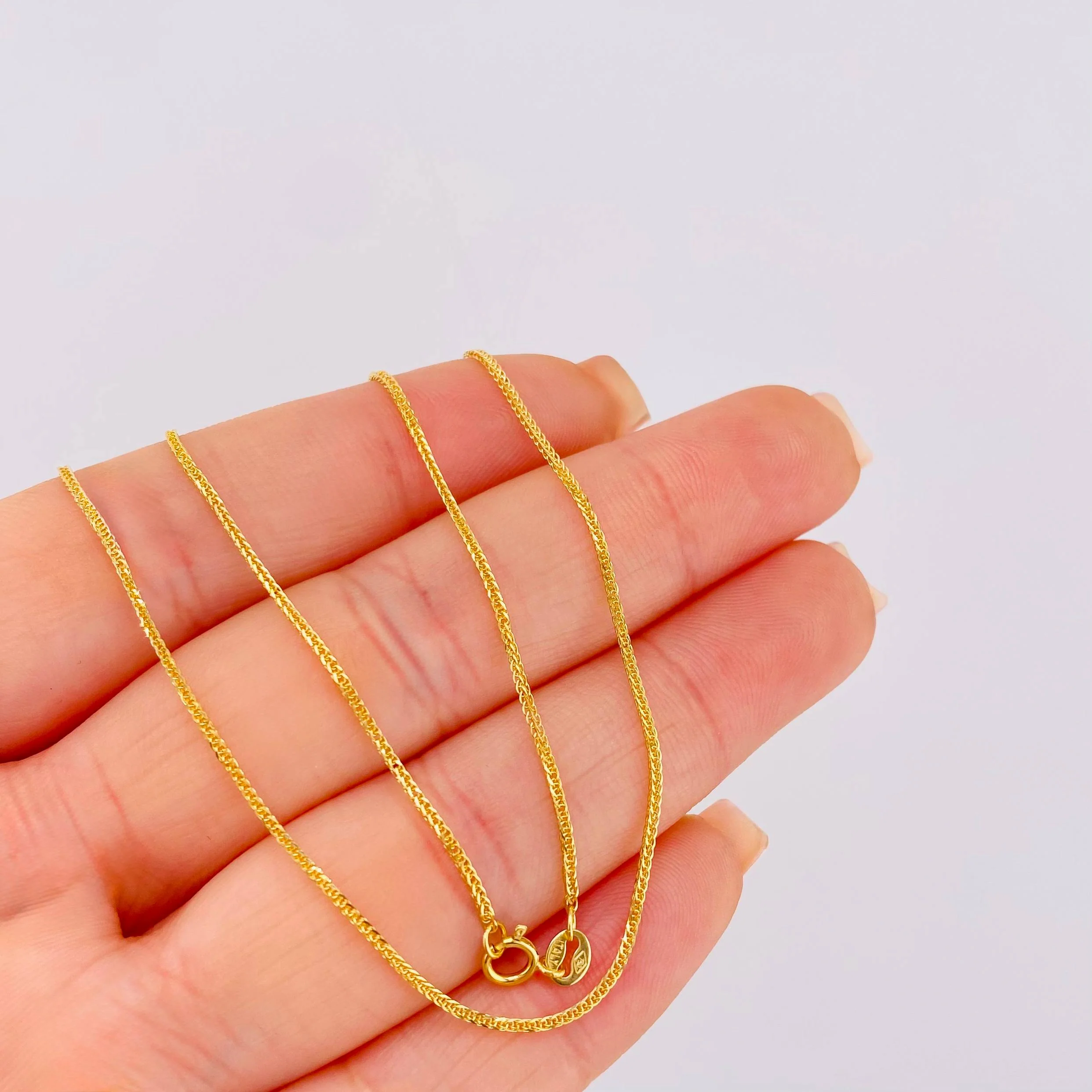 Cadena Franco 1.7gr / 50cm / 1.2mm Oro Amarillo +3 18K © - Image 5