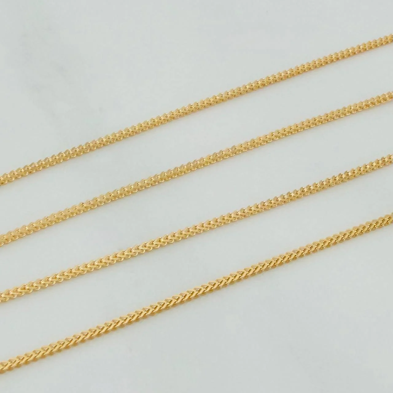 Cadena Franco 1.85gr / 45.5cm / 0.7mm Oro Amarillo +3 18K & - Image 3