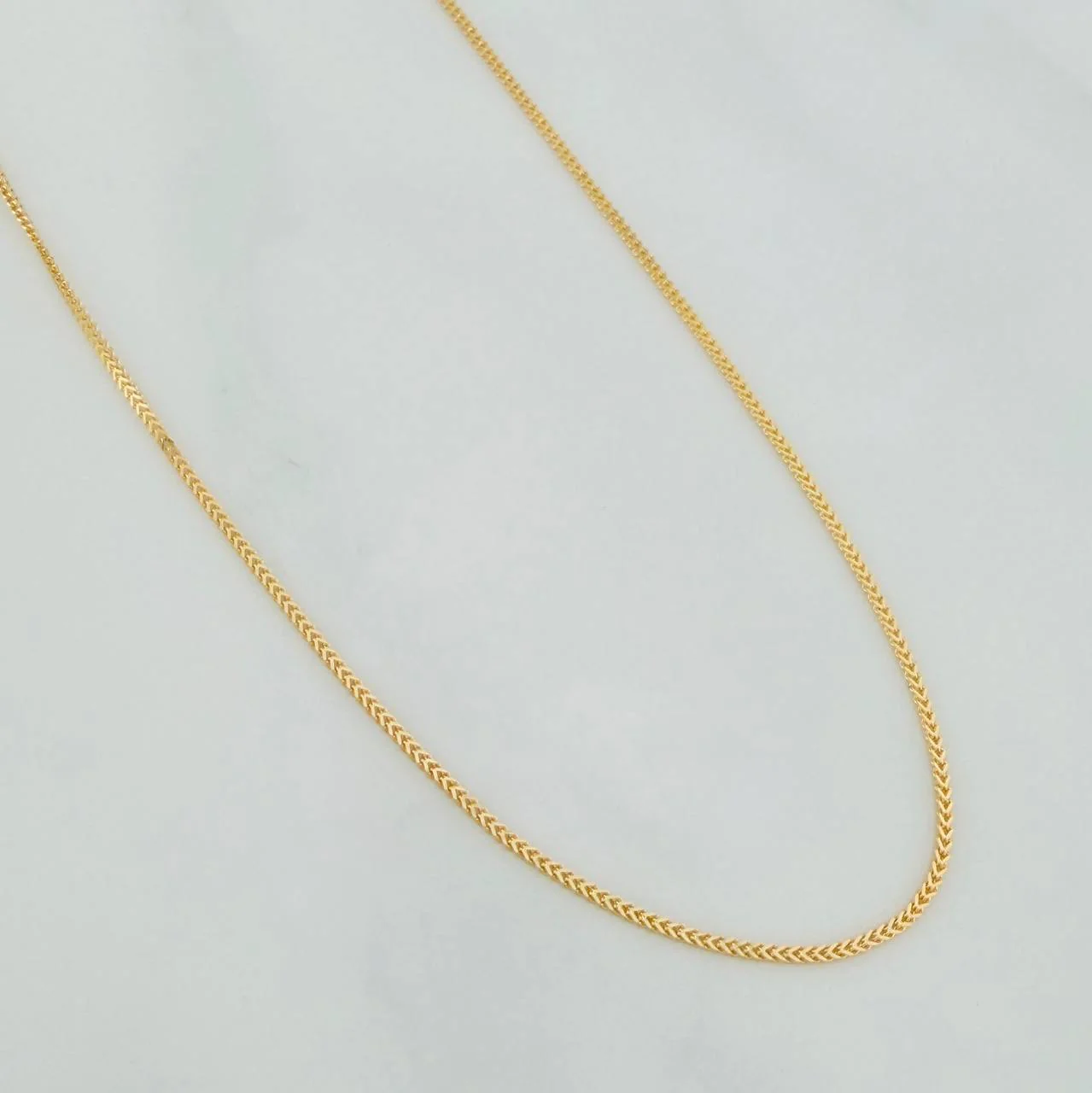 Cadena Franco 1.9gr / 45.7cm / 0.7mm Oro Amarillo +3 18K %