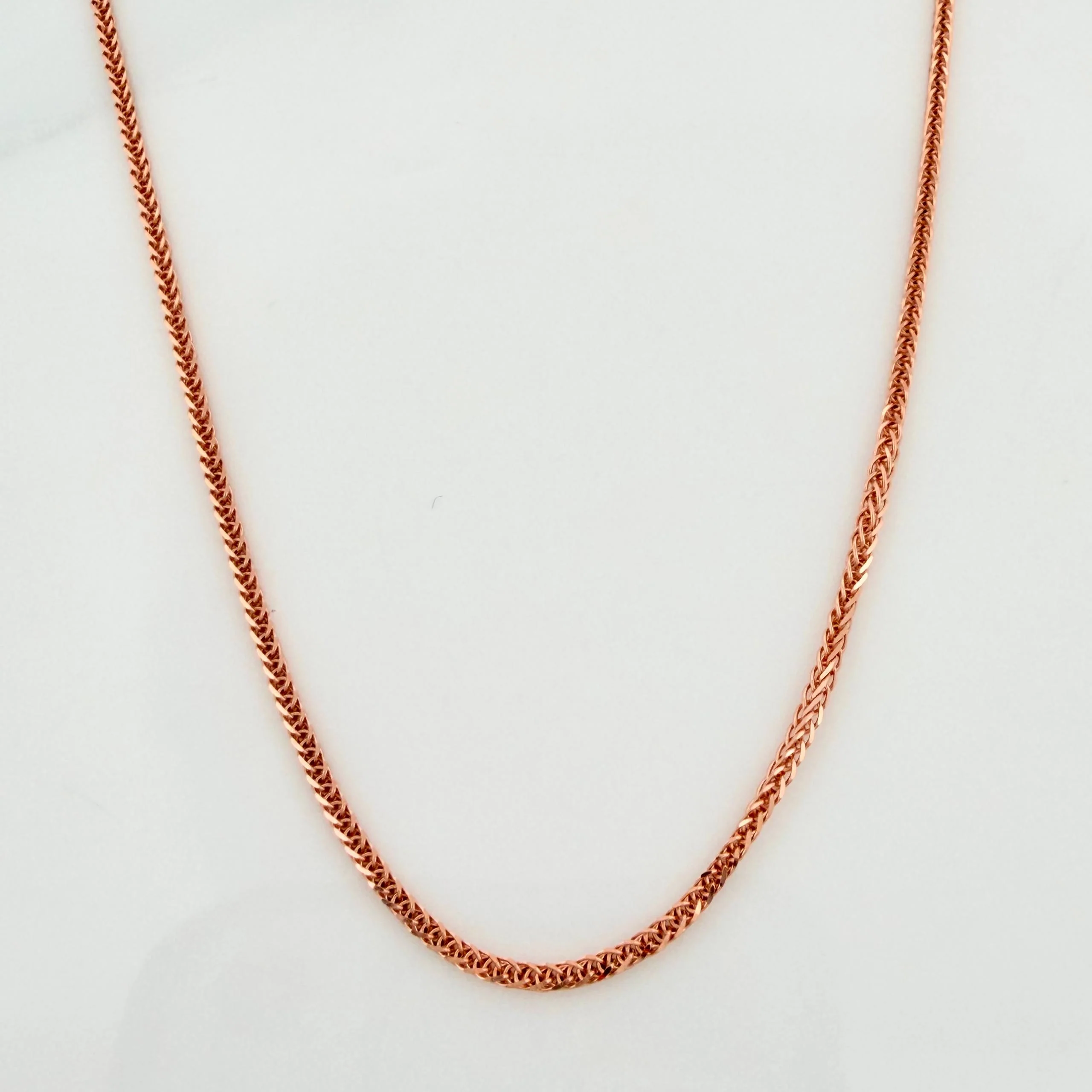 Cadena Franco 2.9g / 45cm / 1.1mm Oro Rosa 18K
