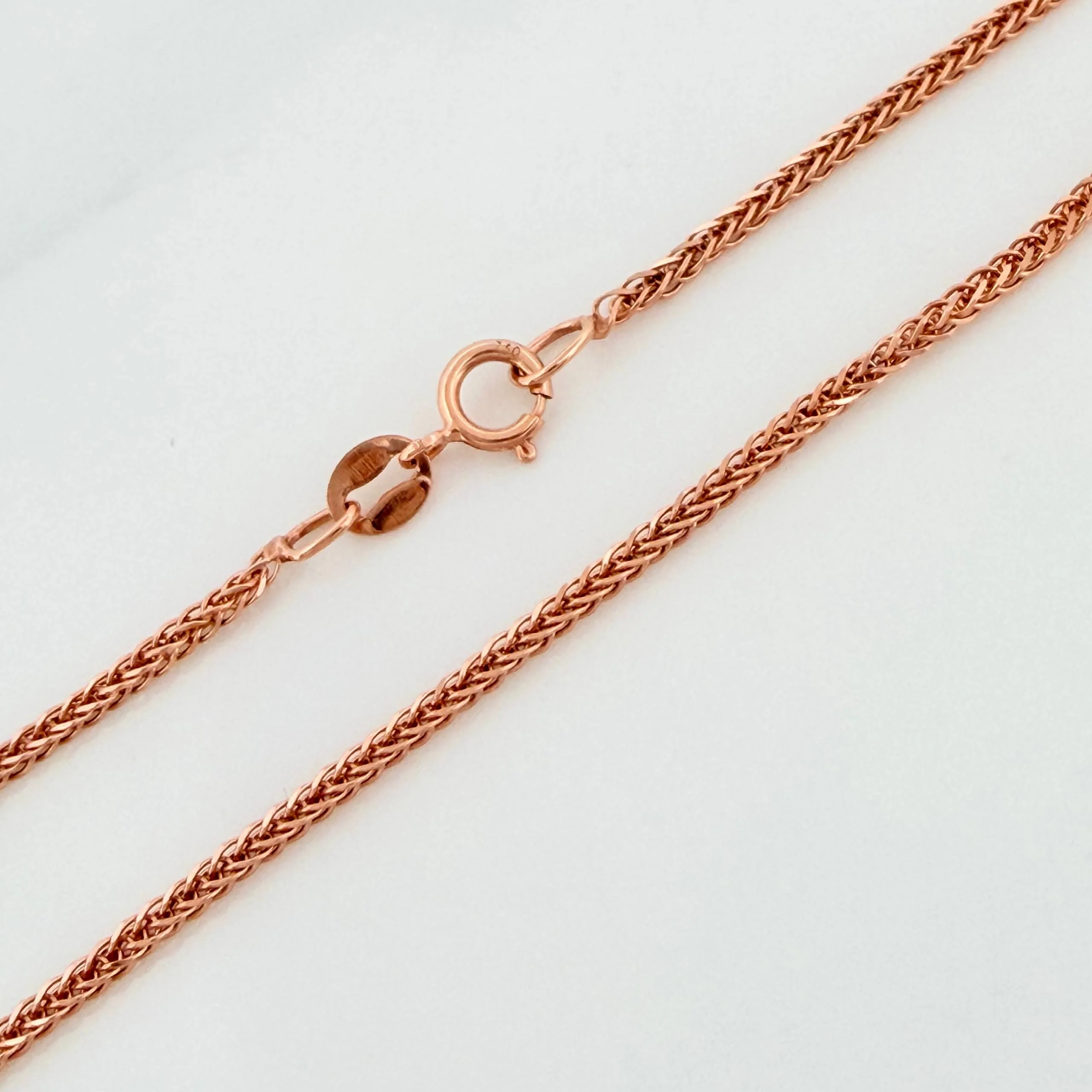 Cadena Franco 2.9g / 45cm / 1.1mm Oro Rosa 18K - Image 3