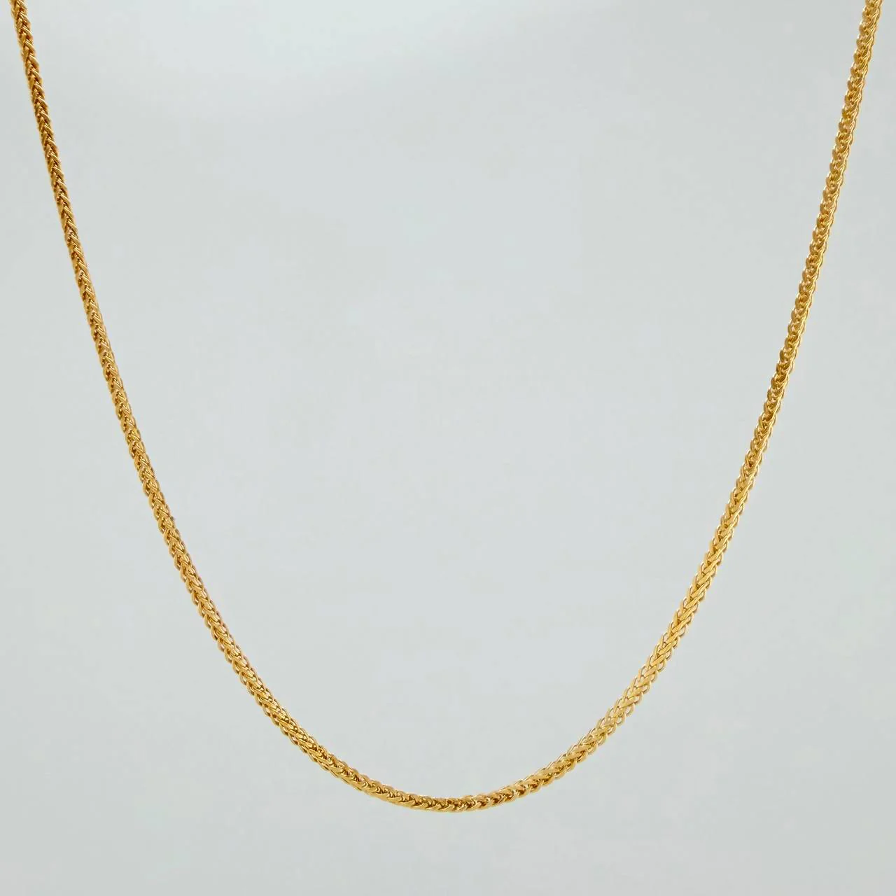 Cadena Franco 2gr / 60.2cm / 0.93mm Oro Amarillo +3 18K $ - Image 2