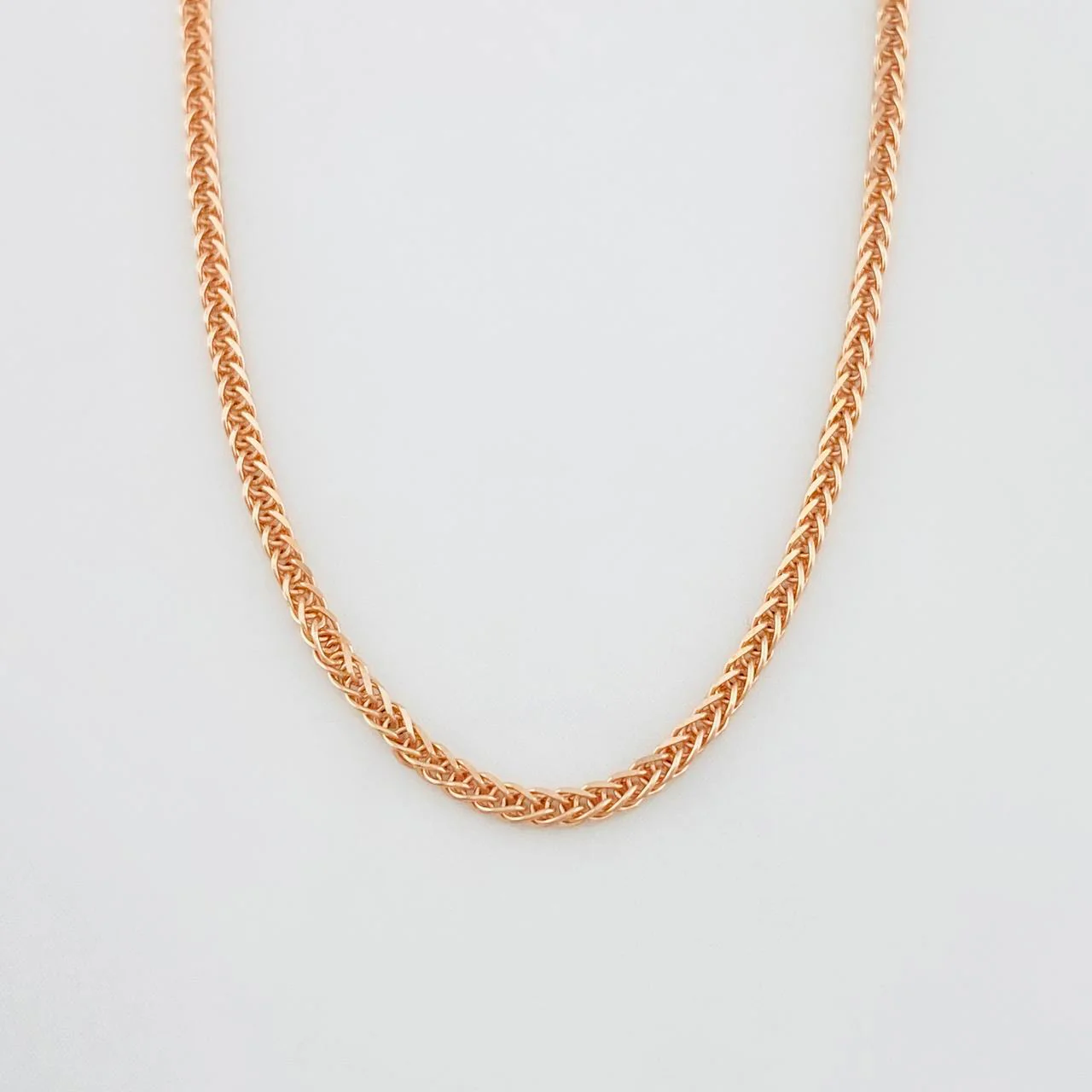 Cadena Franco 3.2g / 50cm / 0.85mm Oro Rosa 18K - Image 2