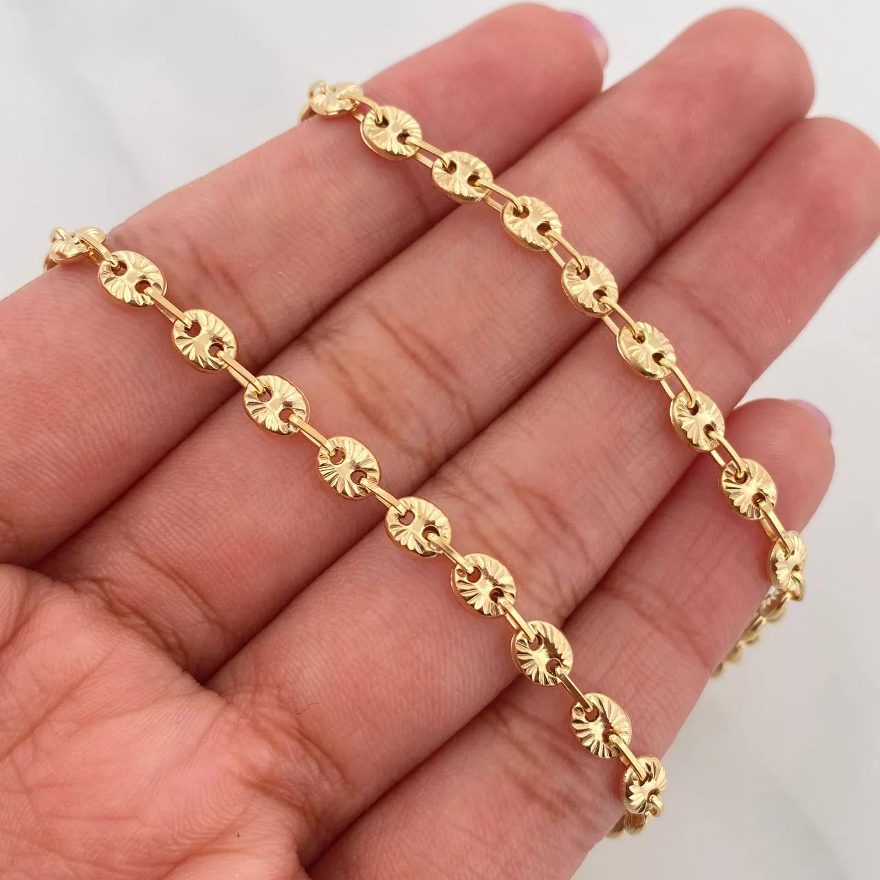 Cadena Gc 10.2 g / 60.4 cm / 4 mm Oro Amarillo 18K - Image 4