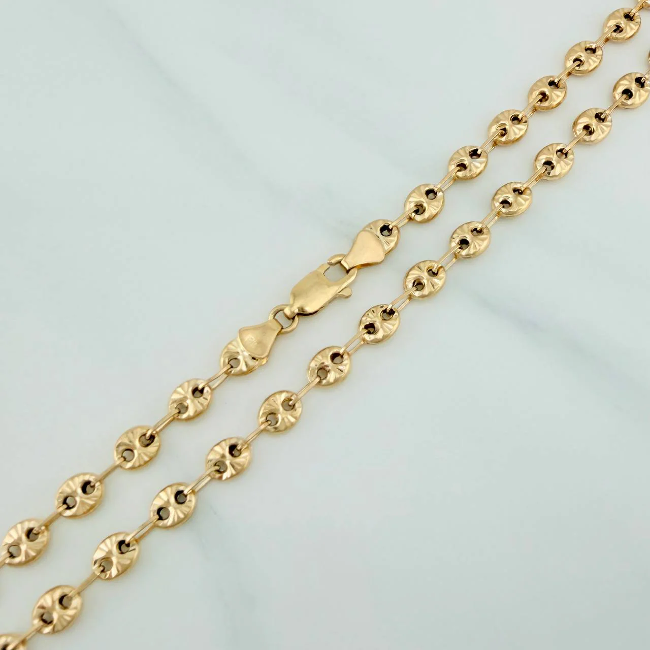 Cadena GC 10.3gr / 62cm / 4mm Oro Amarillo 18K % - Image 3