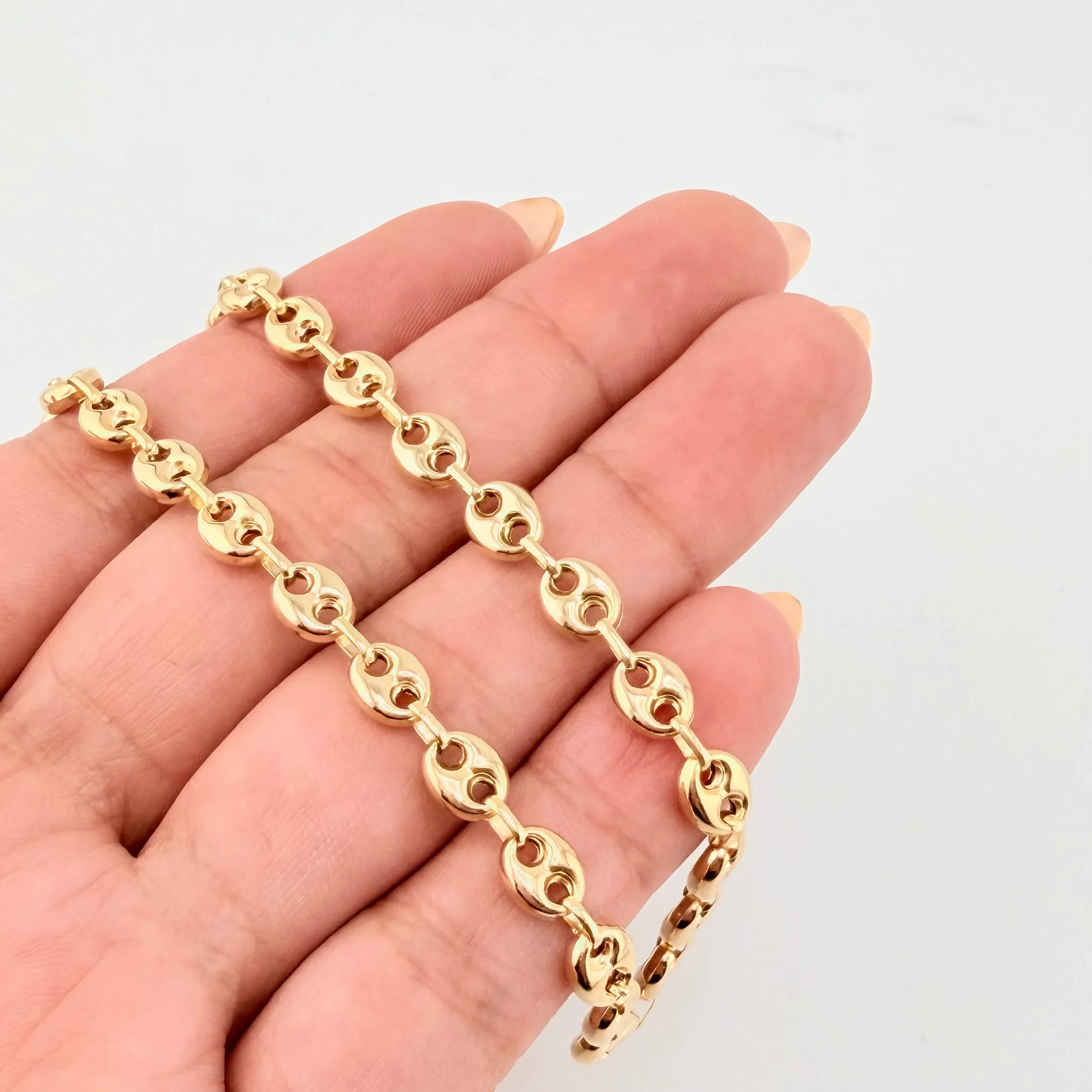 Cadena GC 10.4gr / 50cm / 6.3mm Oro Amarillo 18K * - Image 5