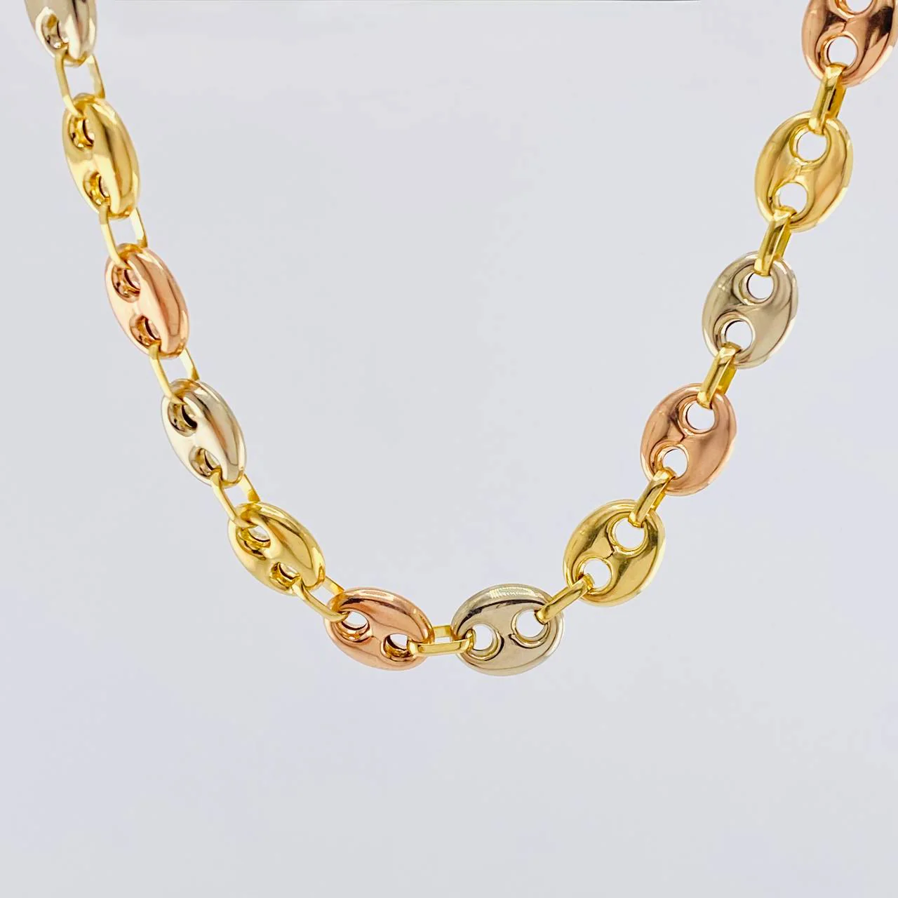 Cadena Gc 17.45 g / 51 cm / 8.1 mm Tres Oros 18K - Image 2