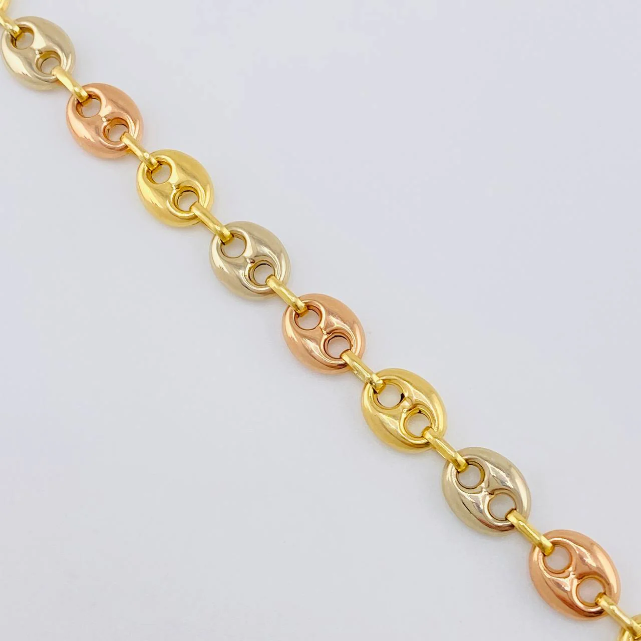Cadena Gc 17.45 g / 51 cm / 8.1 mm Tres Oros 18K - Image 4