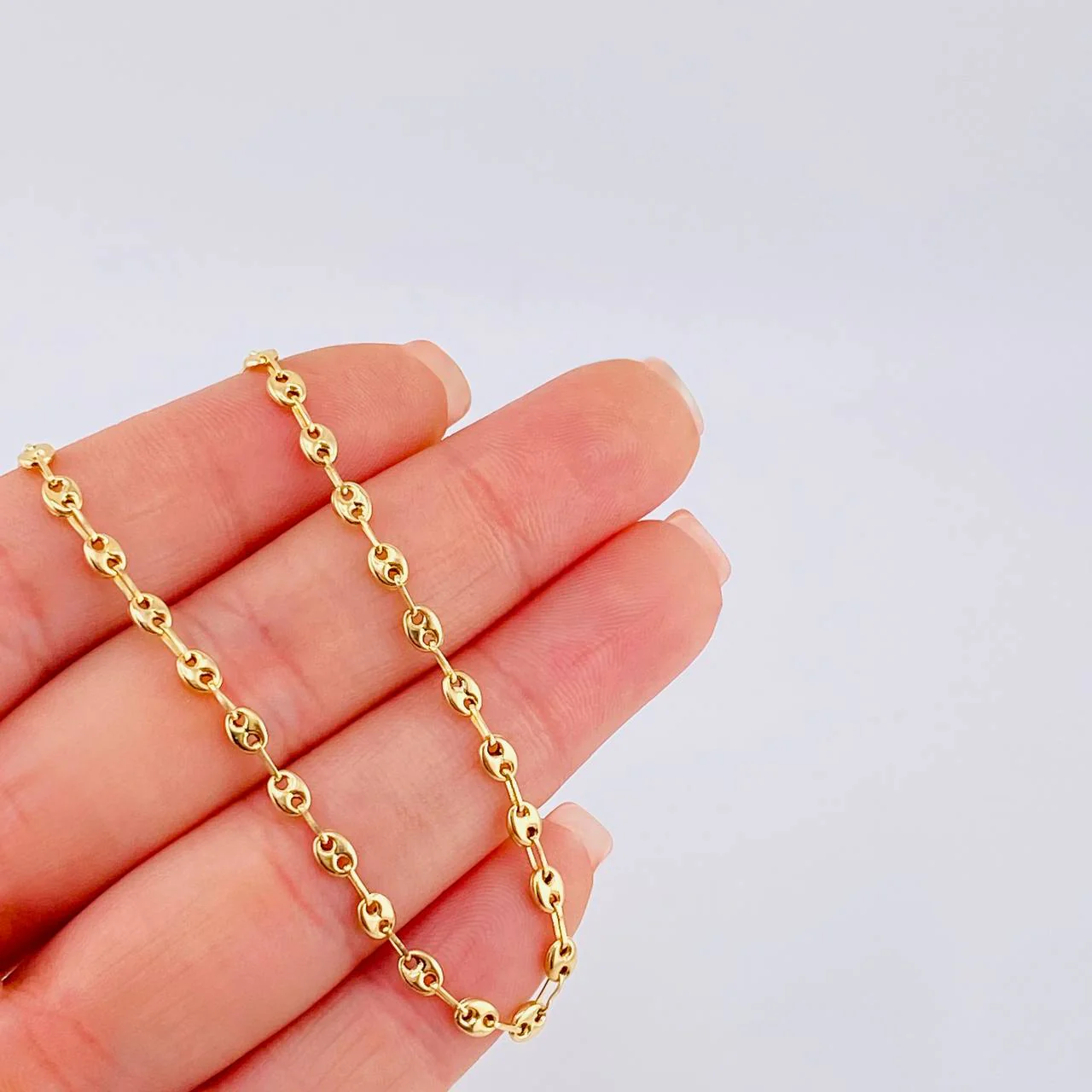 Cadena Gc 4.05 g / 45,5 cm / 3,2 mm Oro Amarillo 18K - Image 6
