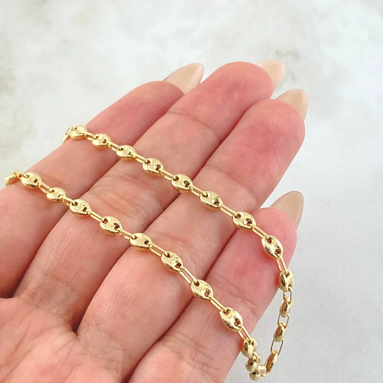 Cadena Gc 4.95 g / 42.5 cm / 4 mm Oro Amarillo 18K - Image 4