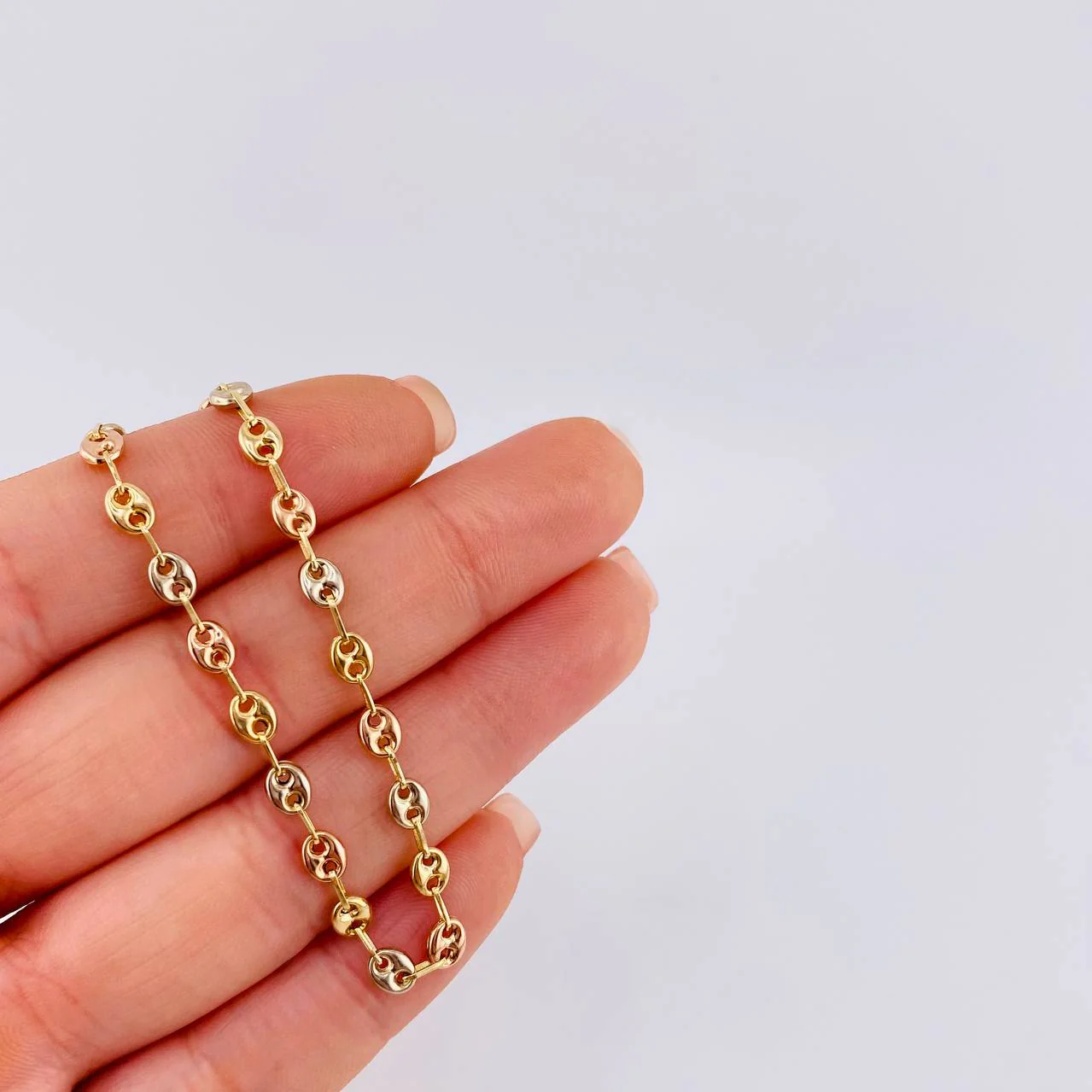 Cadena Gc 5.2 g / 45,5 cm / 4 mm Tres Oros 18K - Image 6