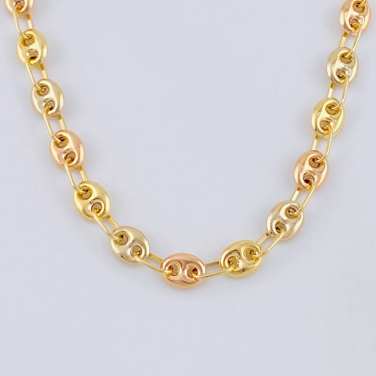 Cadena Gc 6.9 g / 51 cm / 4.55 mm Tres Oros 18K