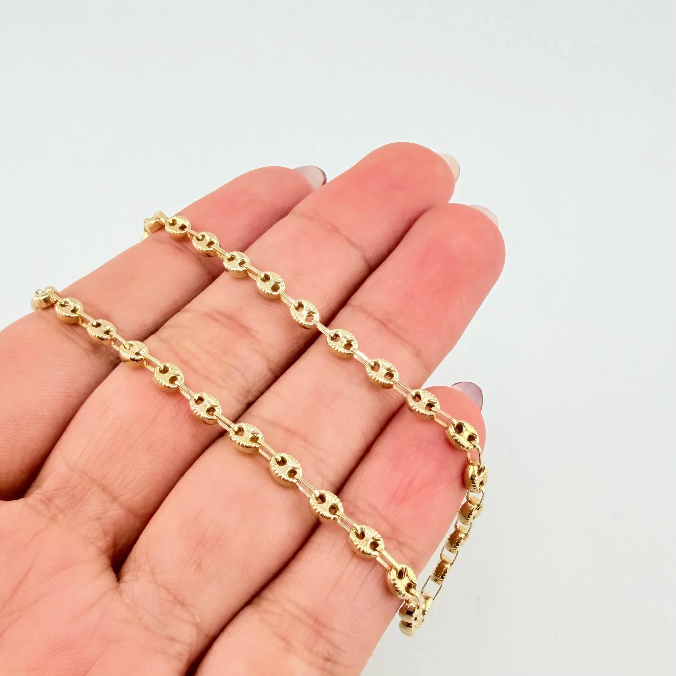 Cadena GC 7.9gr / 65.5cm / 3.4mm Oro Amarillo 18K - Image 4
