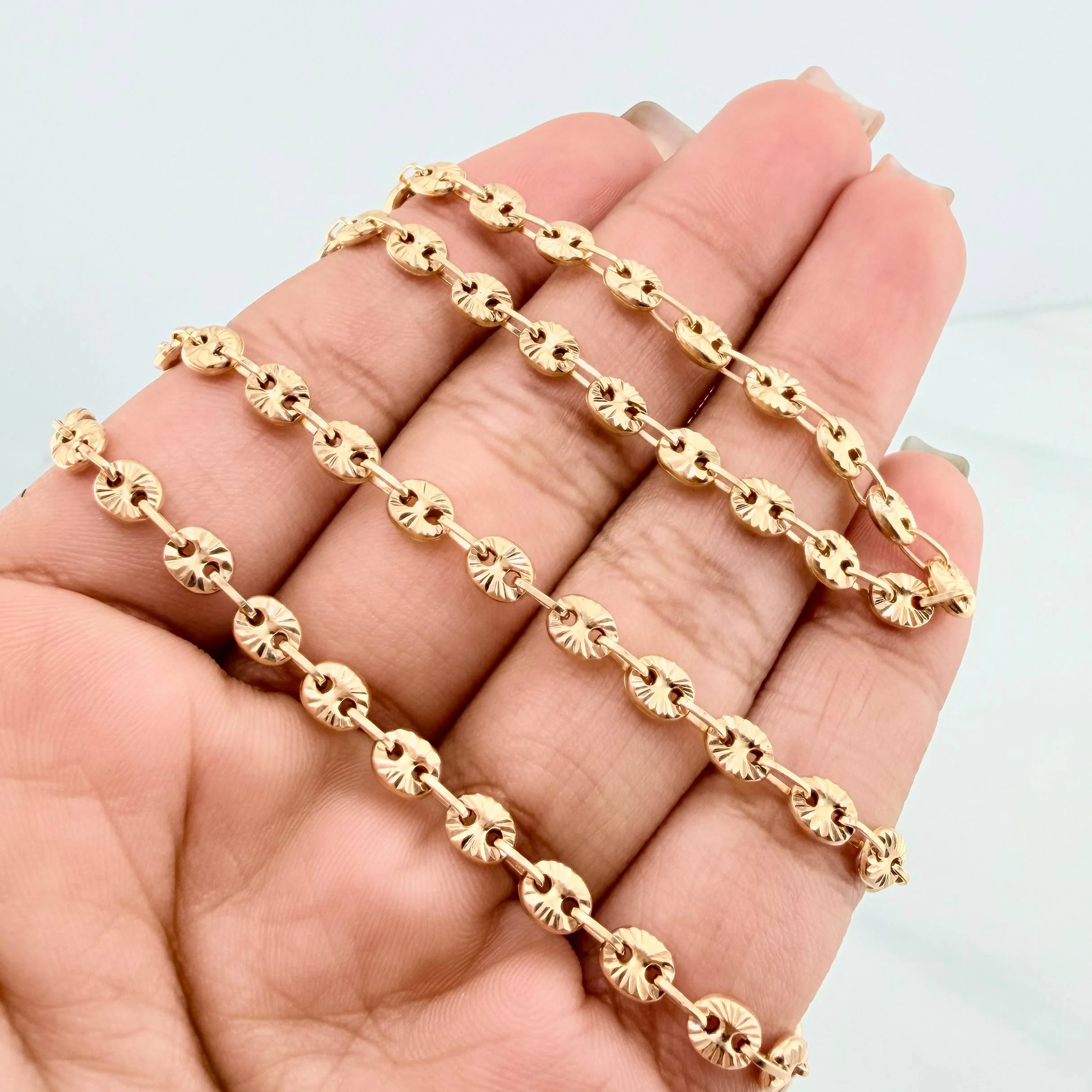 Cadena Gc 8.2 g / 46 cm / 4 mm Oro Amarillo 18K - Image 4