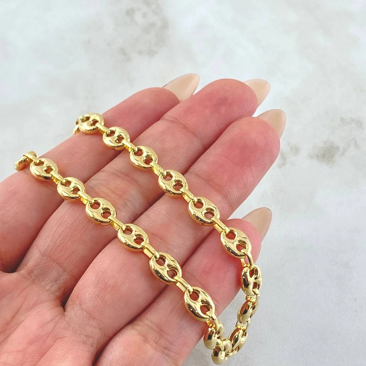 Cadena GC 9.5gr / 45.5cm / 5.3mm Oro Amarillo 18K - Image 4