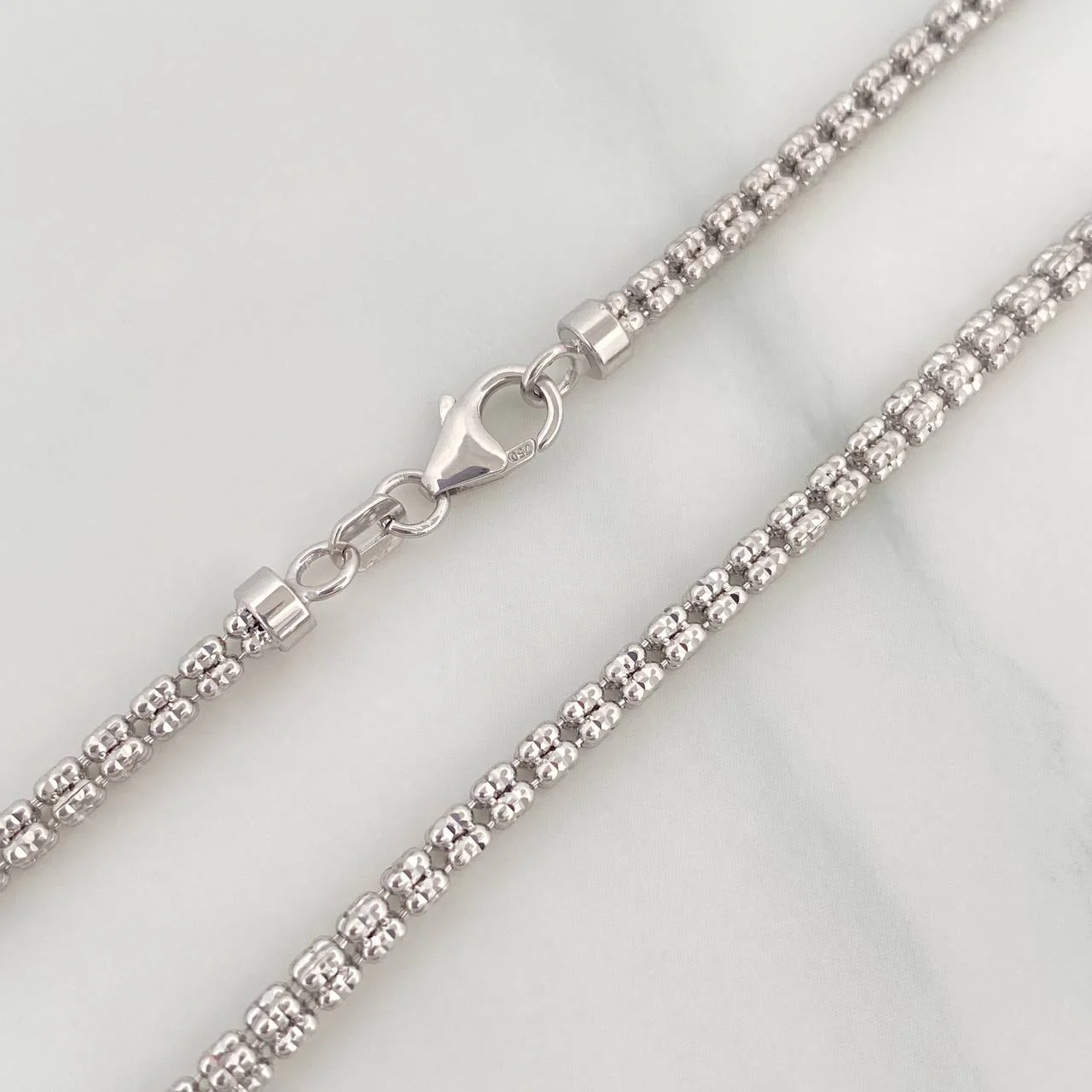 Cadena Ice 15.75 g / 60.6 cm / 2.2 mm Oro Blanco 18K - Image 3