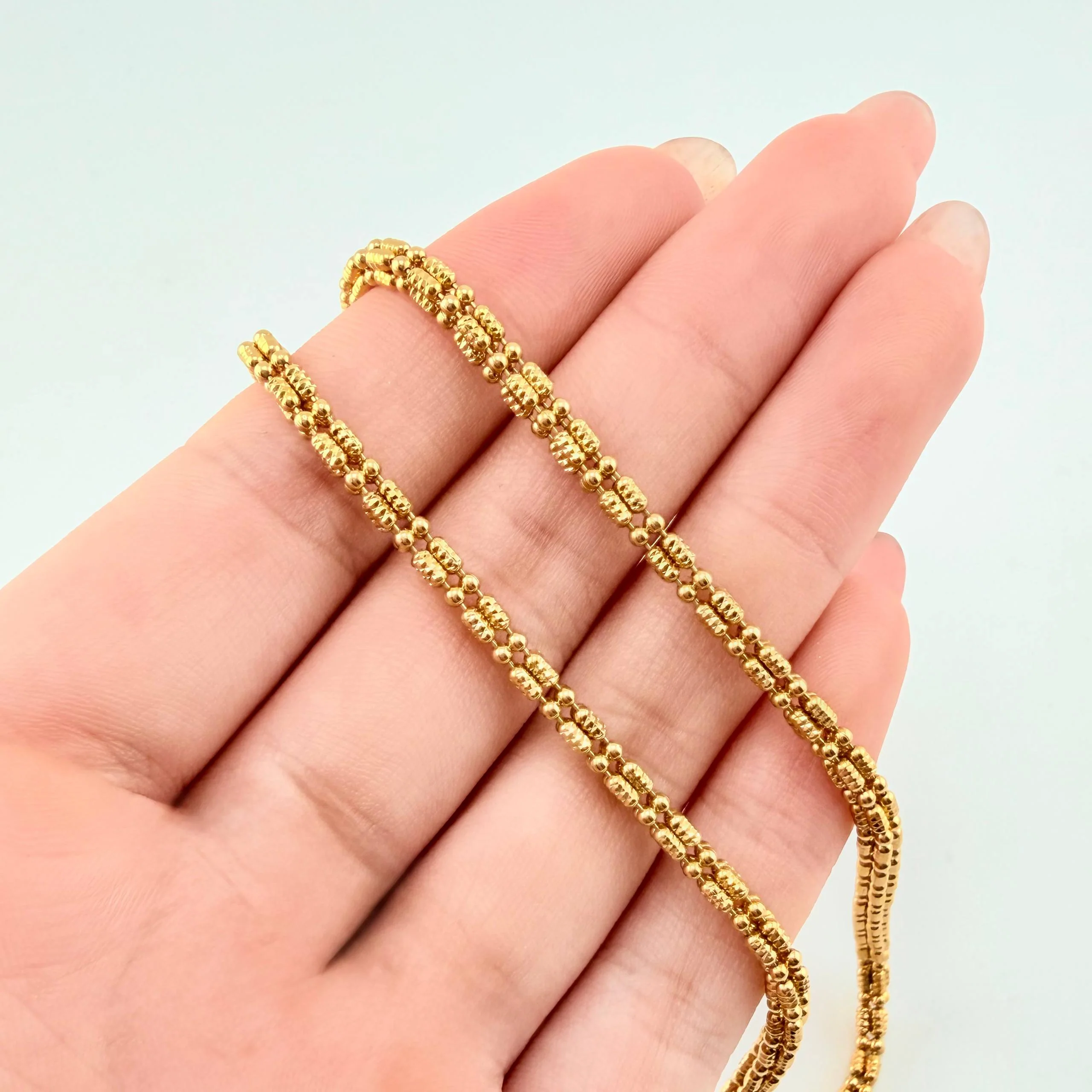 Cadena Ice 22.05gr / 60cm / 3mm Oro Amarillo +4 18K - Image 4