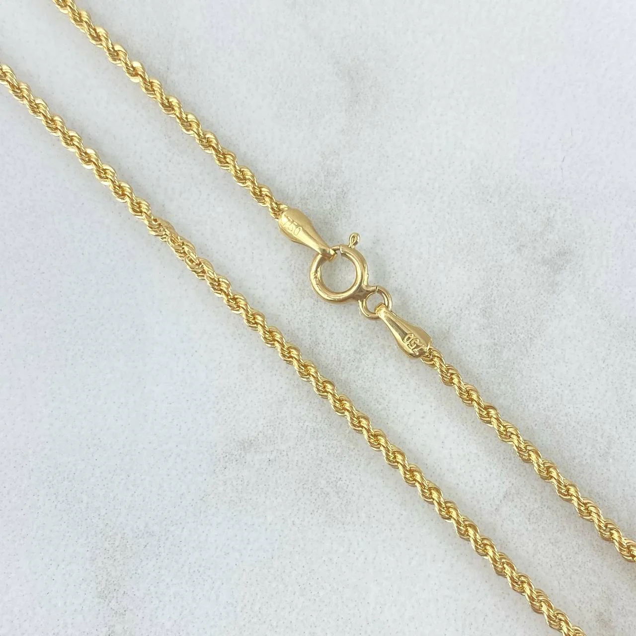 Cadena Lazo 0.95gr / 50cm / 1.2mm Oro Amarillo +3 18K - Image 2