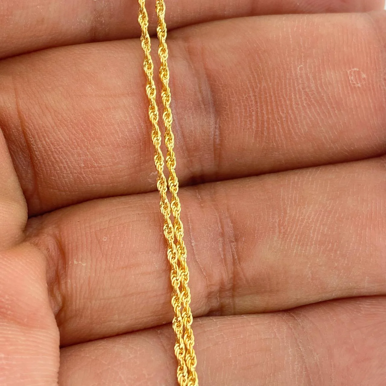 Cadena Lazo 0.95gr / 51cm / 1mm Oro Amarillo +3 18K & - Image 3