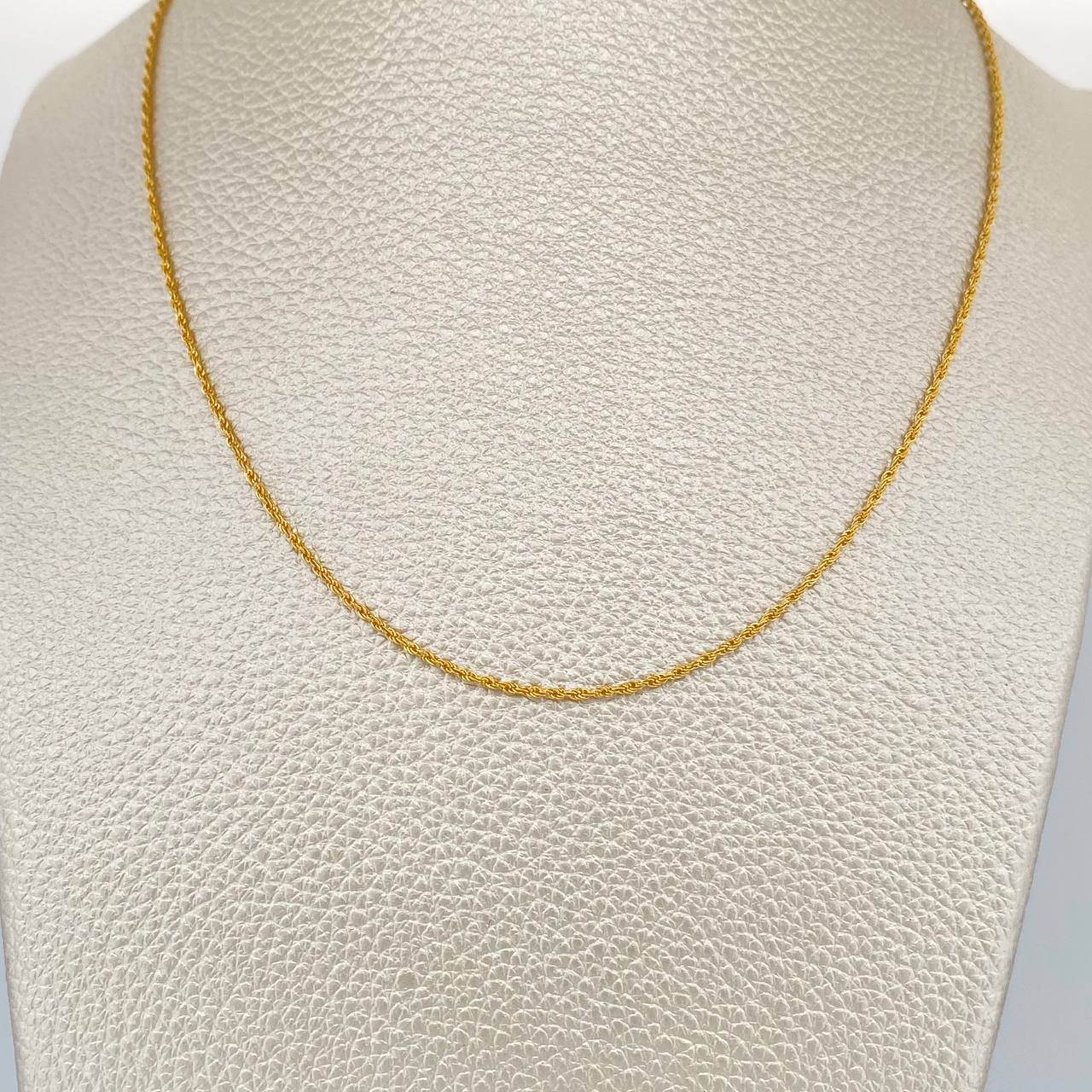 Cadena Lazo 0.95gr / 51cm / 1mm Oro Amarillo +3 18K & - Image 4