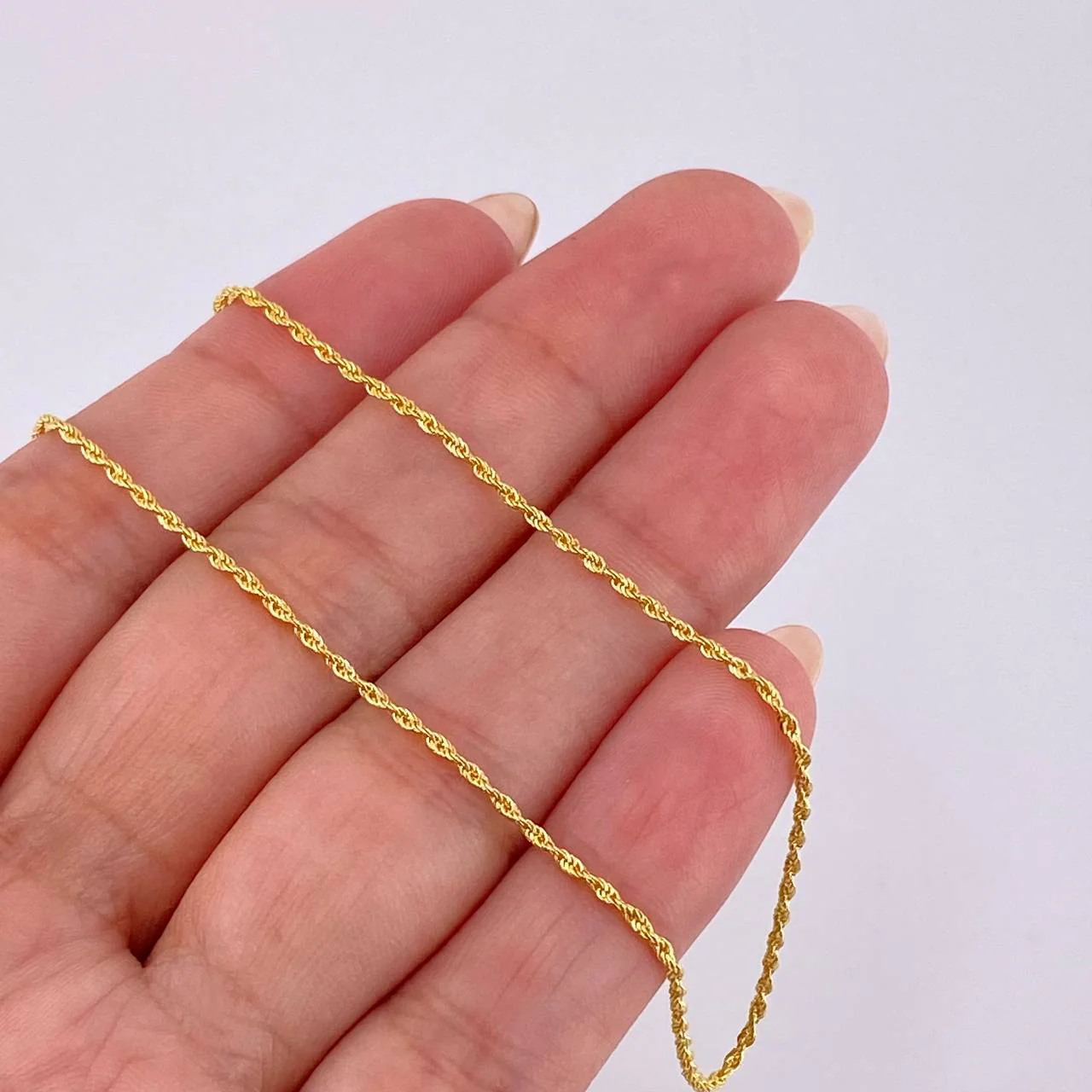 Cadena Lazo 1.1 g / 60 cm / 1.25 mm Oro Amarillo 18K - Image 5