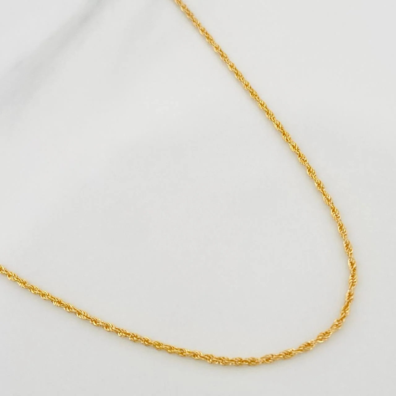 Cadena Lazo 1.1gr / 60cm / Oro Amarillo +3 18K $