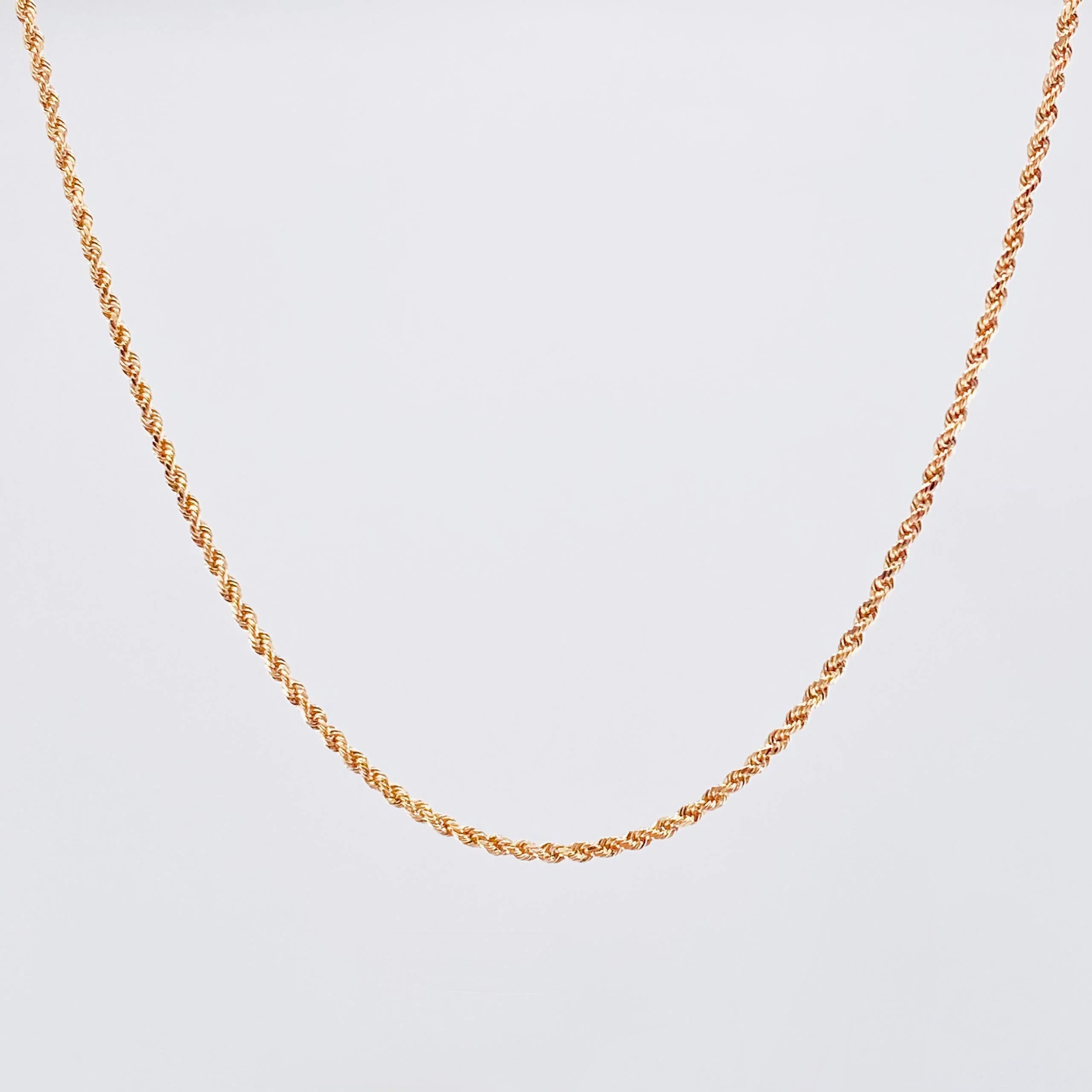 Cadena Lazo 1.5gr / 50cm / 1.3mm Oro Rosa +3 18K