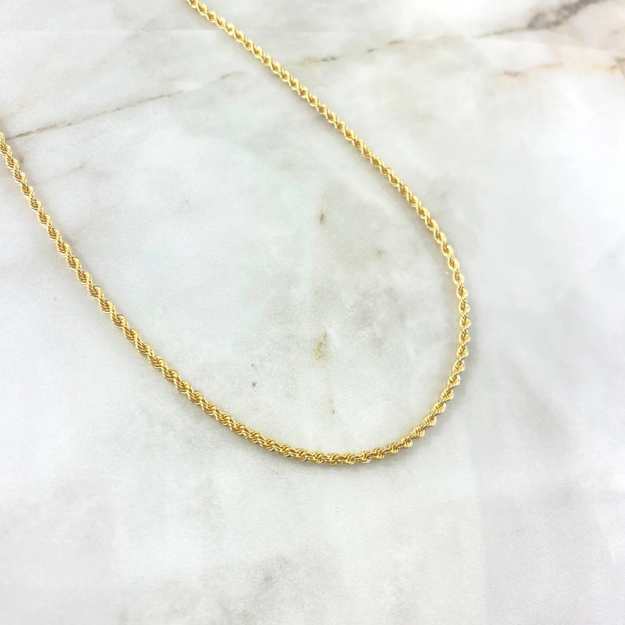 Cadena Lazo 1.95gr / 60cm / 1.7mm Oro Amarillo +3 18K *