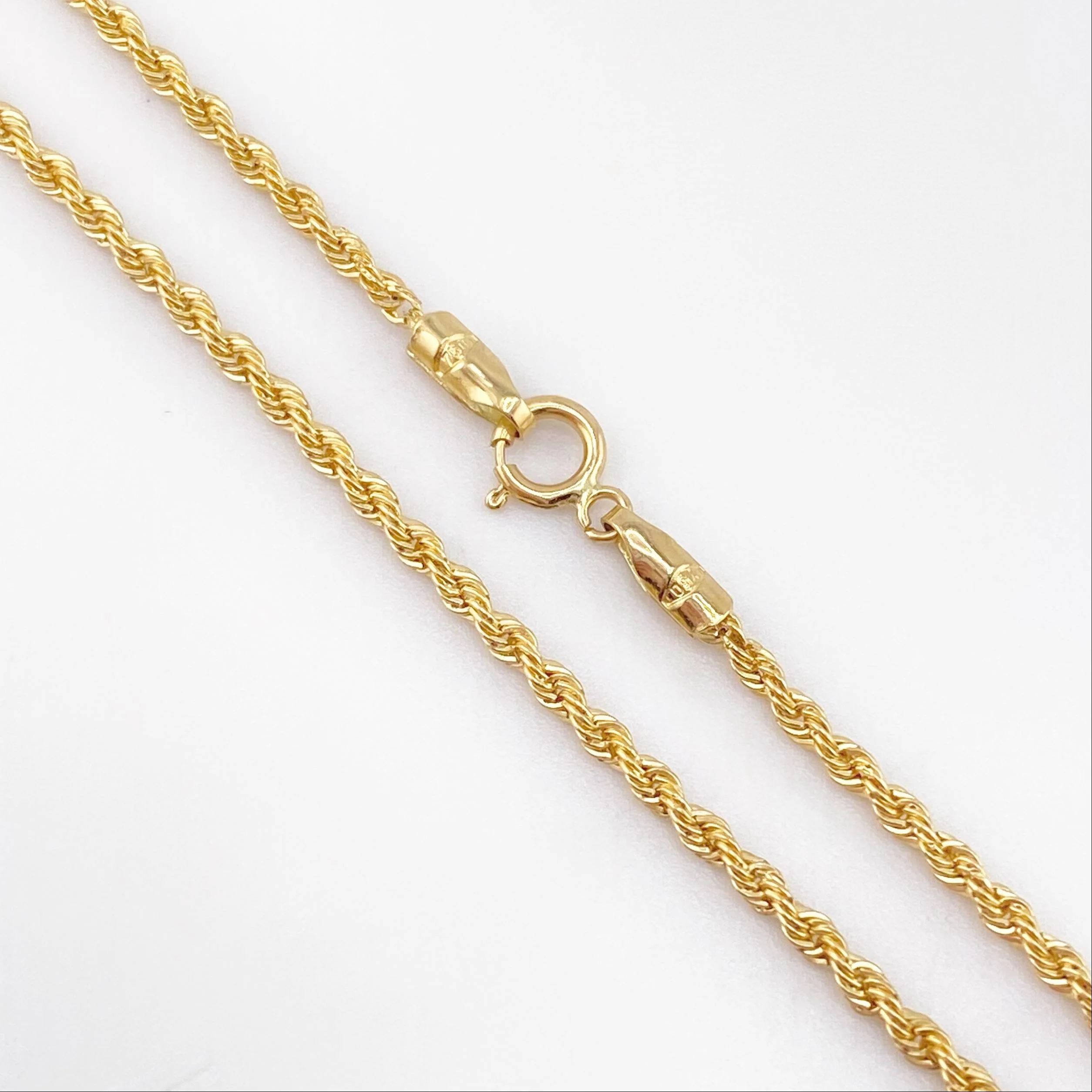Cadena Lazo 1.9gr / 60cm / 1.7mm Oro Amarillo +3 18K - Image 2