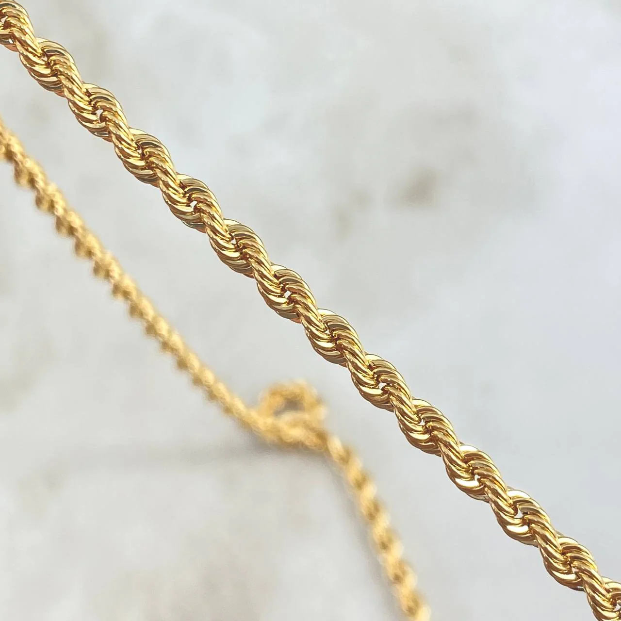 Cadena Lazo 10.45 g / 60.6 cm / 3.8 mm Oro Amarillo 18K - Image 2