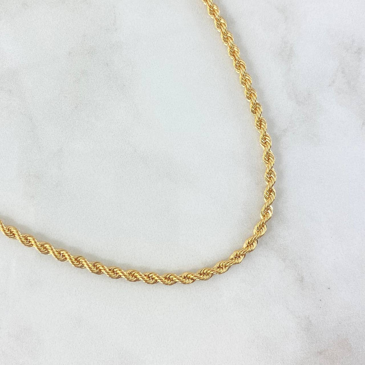 Cadena Lazo 10.5 g / 60.6 cm / 3.8 mm Oro Amarillo 18K
